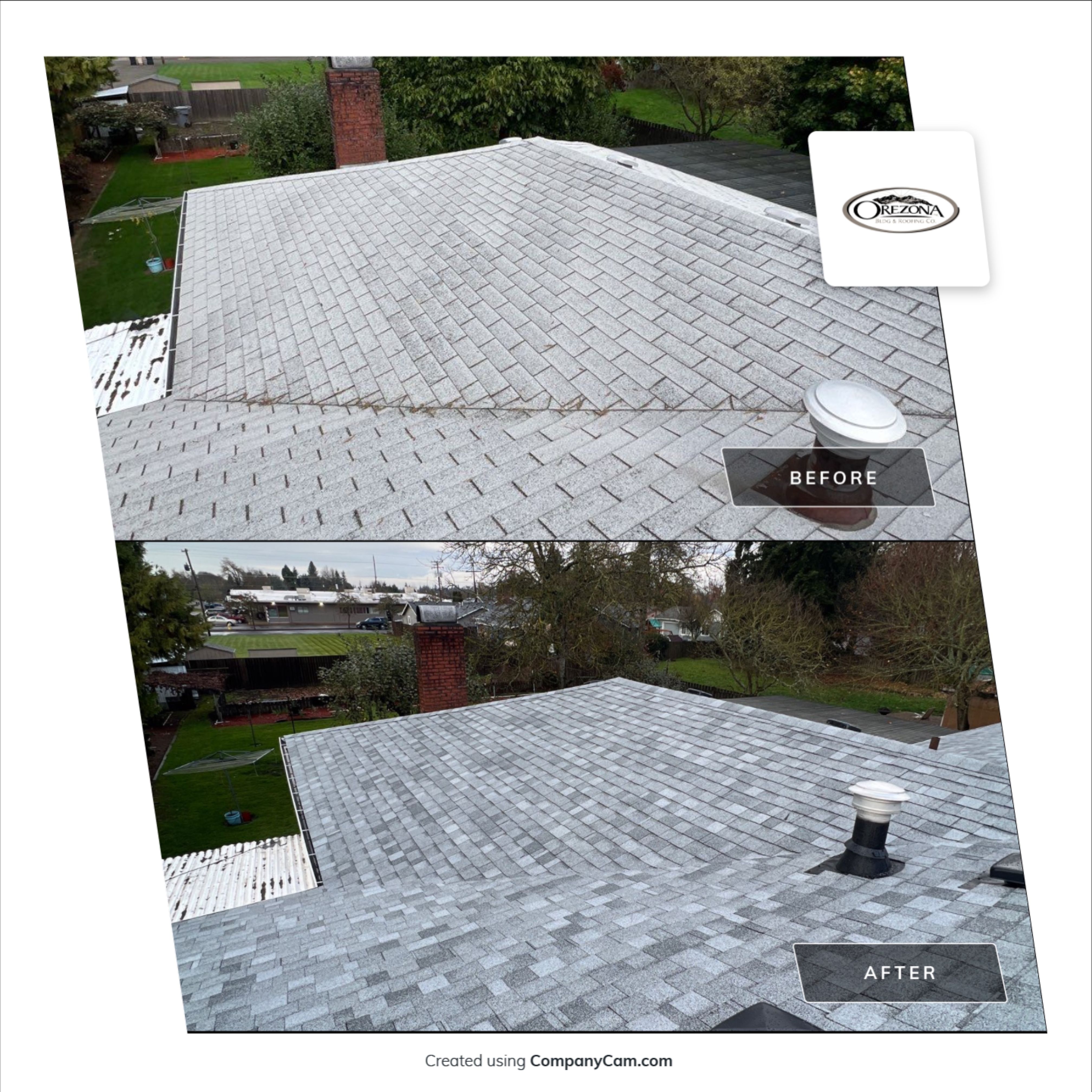 Residential Roof Installation: IKO Dynasty 30 Year Shingle Color: Frostone Grey by Orezona Building & Roofing Company, Inc.