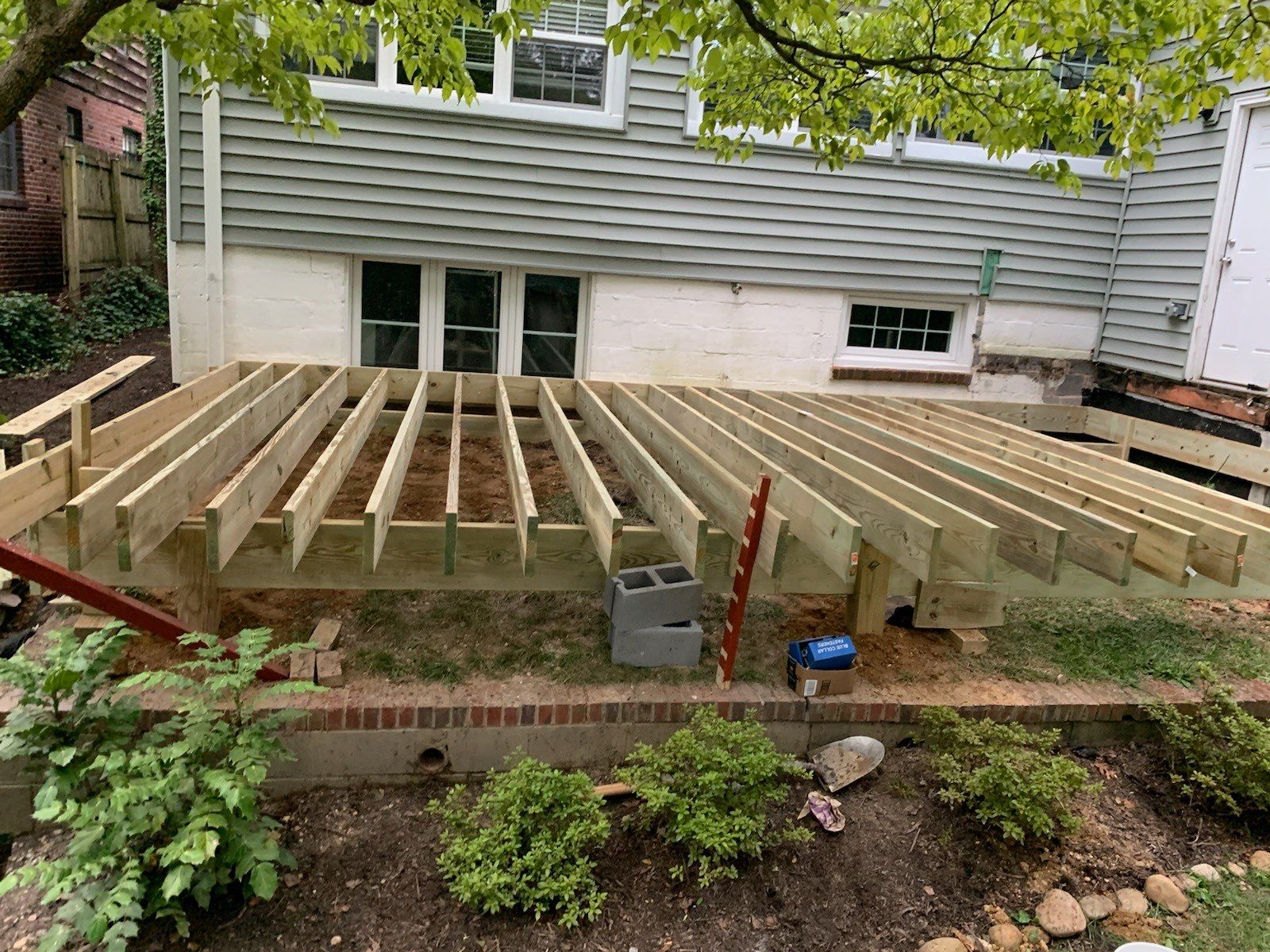 New deck installation by Window Depot of Annapolis