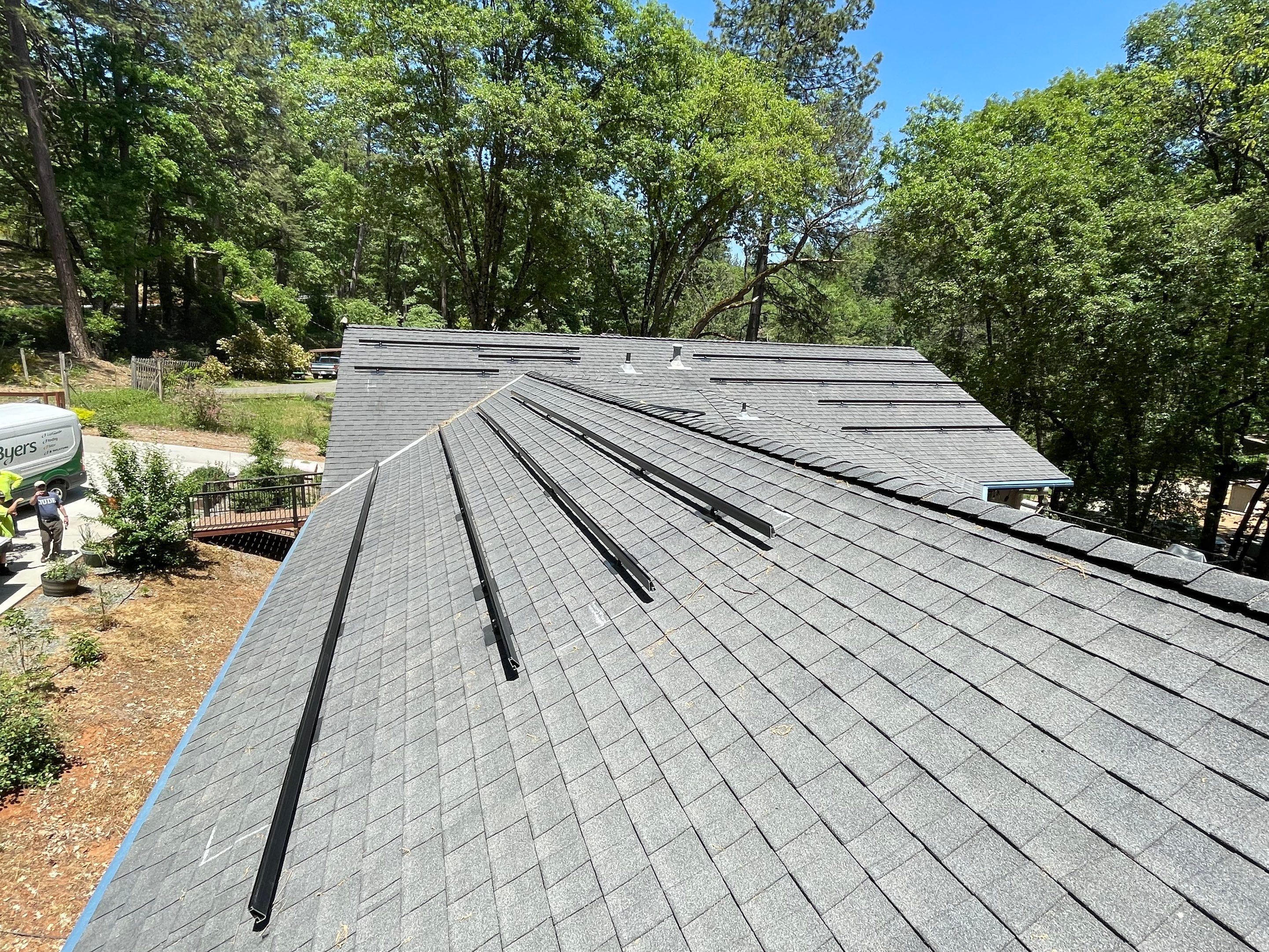 Solar Panel Installation using REC Solar Panels by Byers Enterprises 
