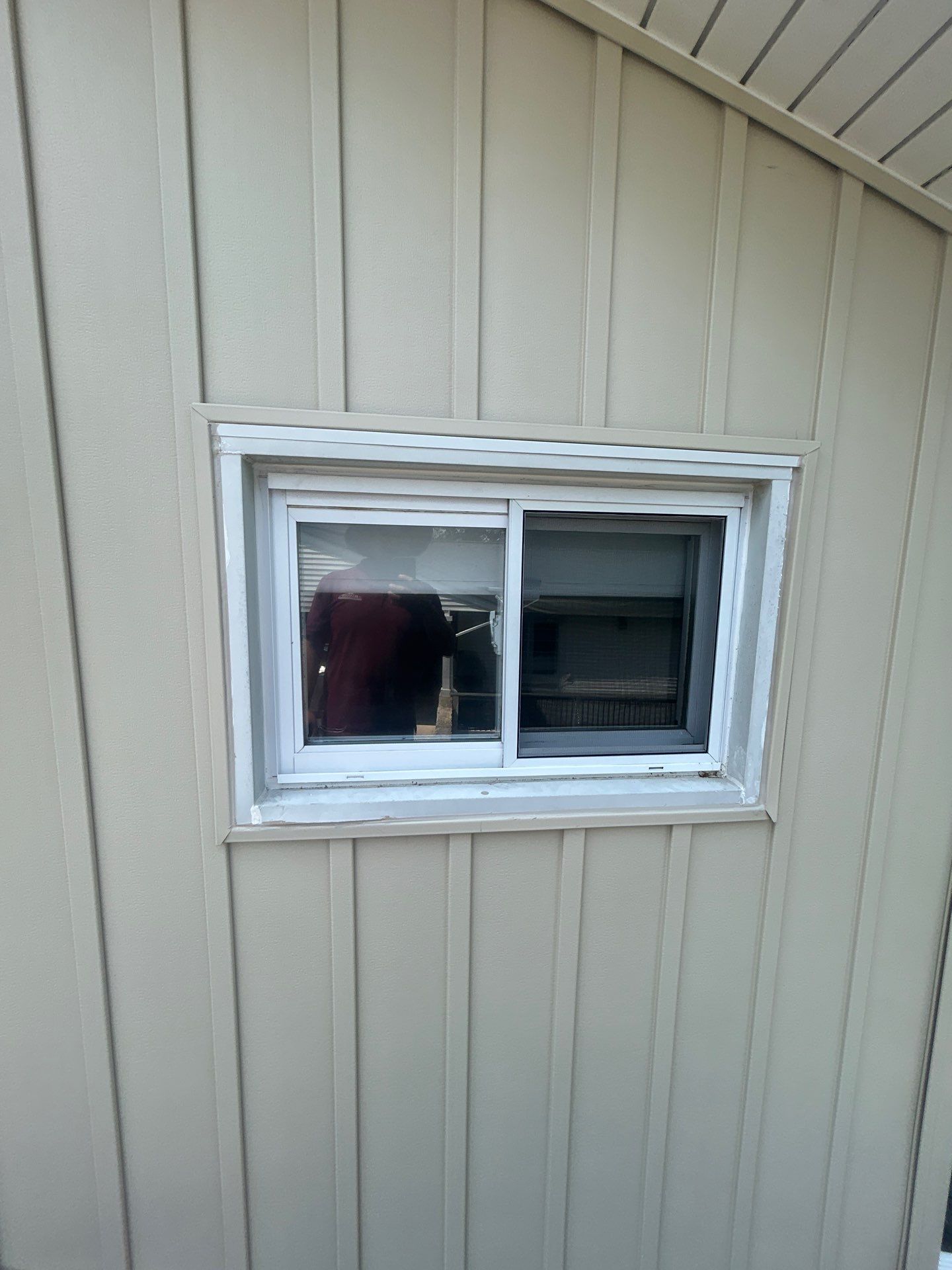 Fairfax: Residential Siding Replacement with CertainTeed 8" Board and Batten Siding in Desert Tan by RM Banning, Inc.