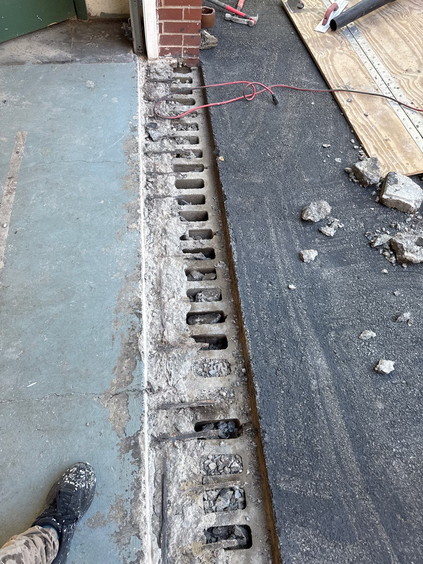 Garage + Steps + structural Repair Project in Pittsburgh by Floors in a Day, Inc