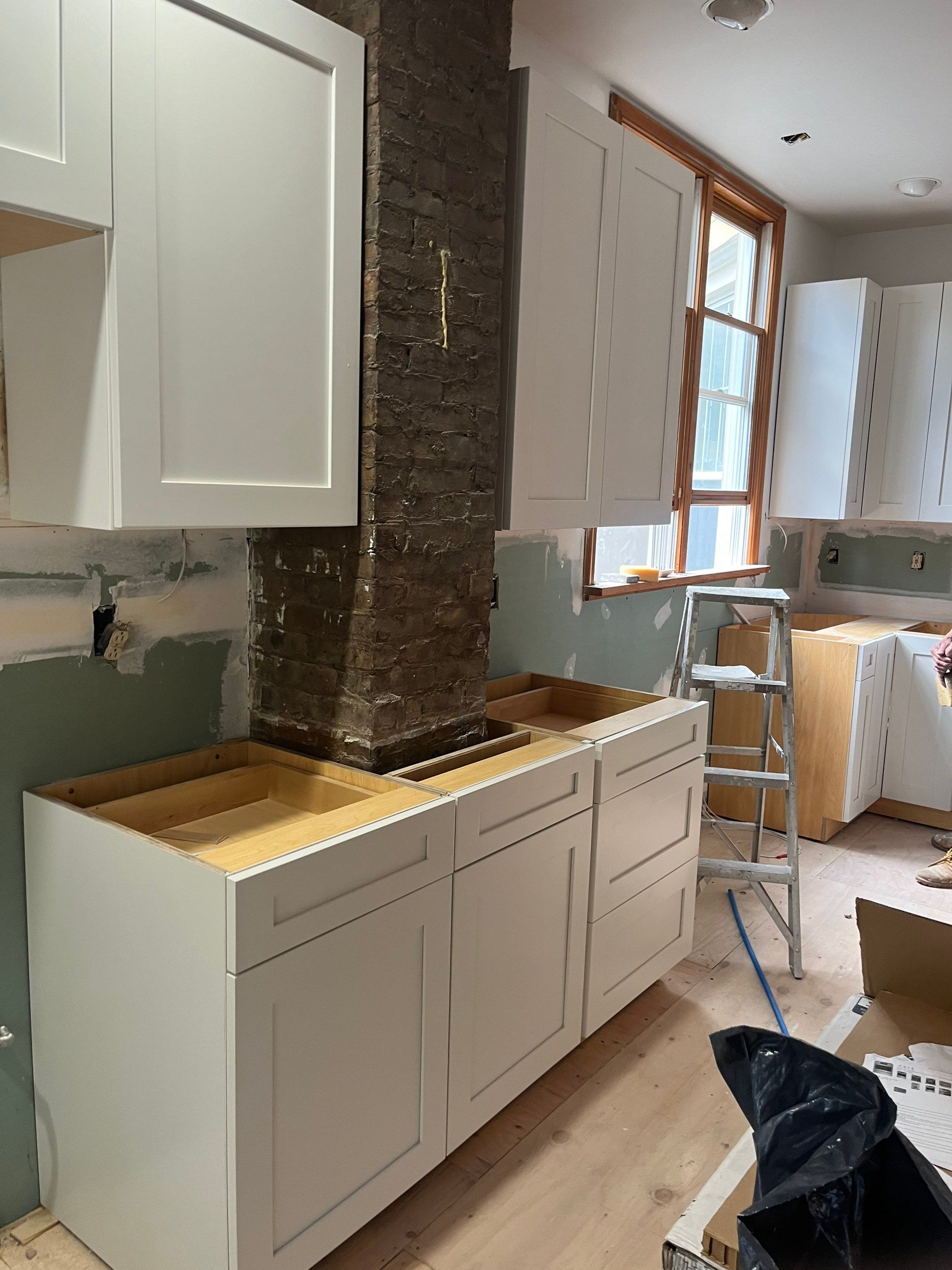 Kitchen Remodel using St. Martin Cabinetry by Custom Design Carpentry Inc