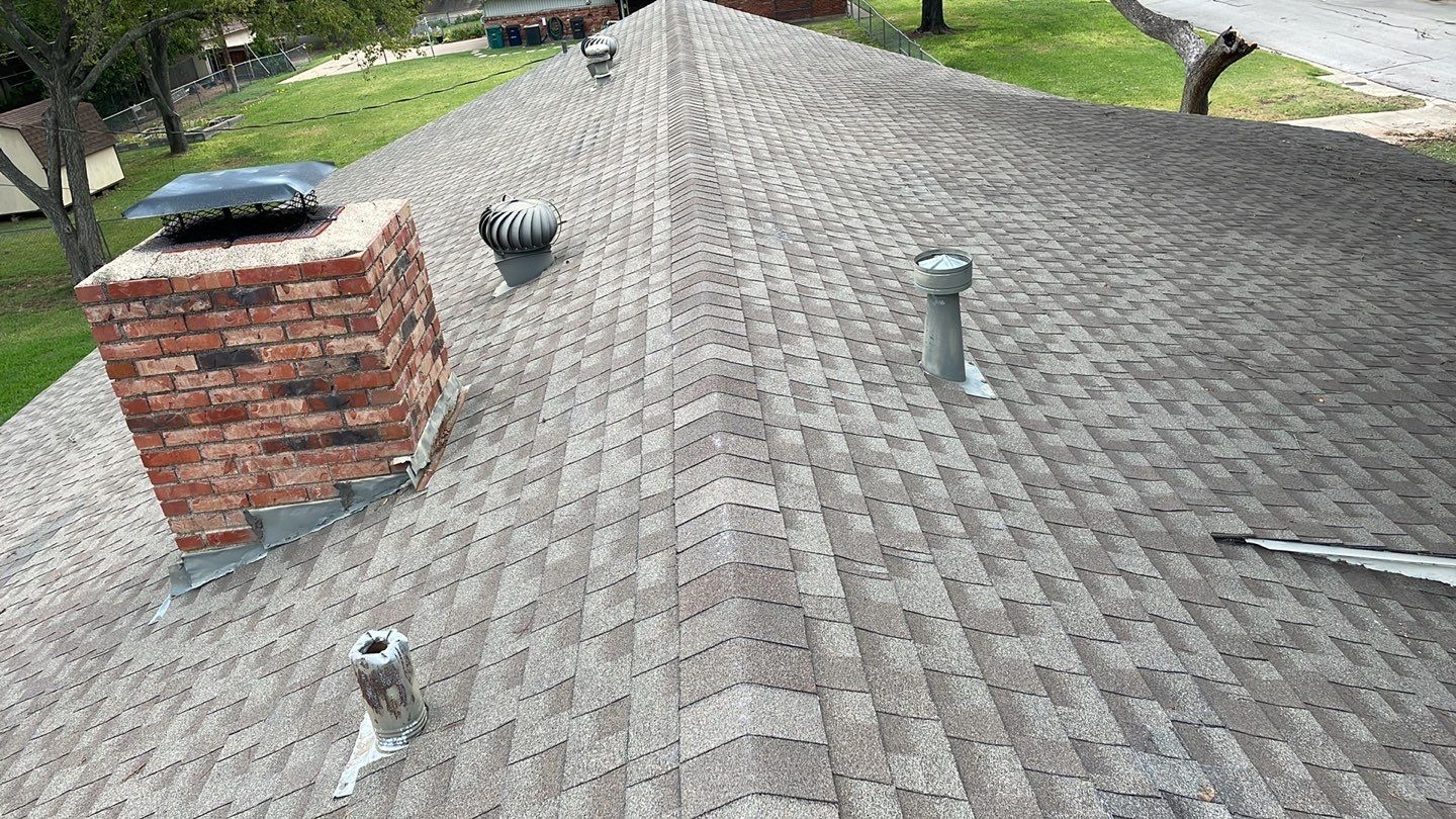 Residential Roof Replacement using GAF HDZ Shingles - Ft. Worth TX by Roof Experts