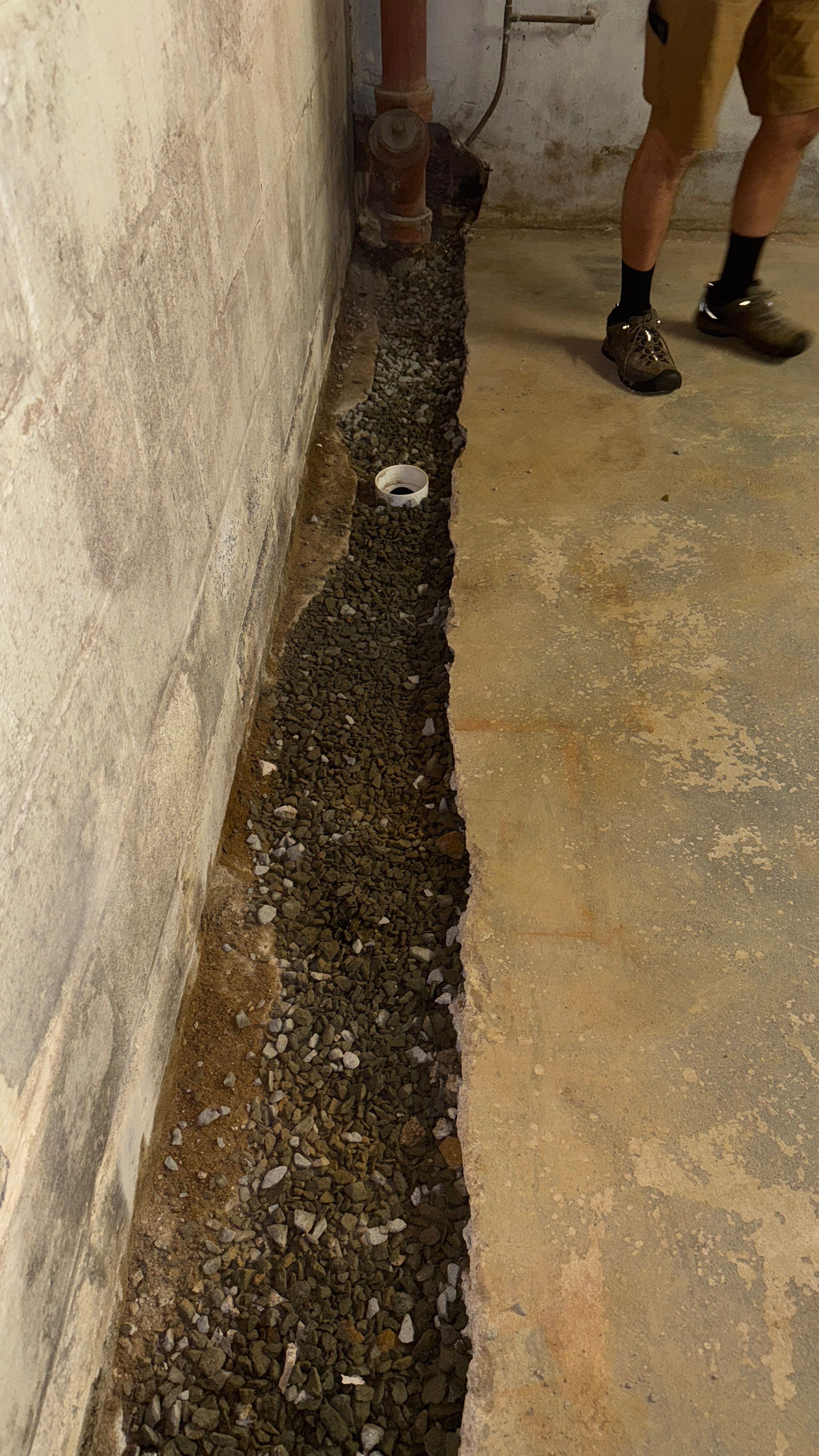Interior French Drain Washington Township, NJ by Pure Service Pro, LLC 