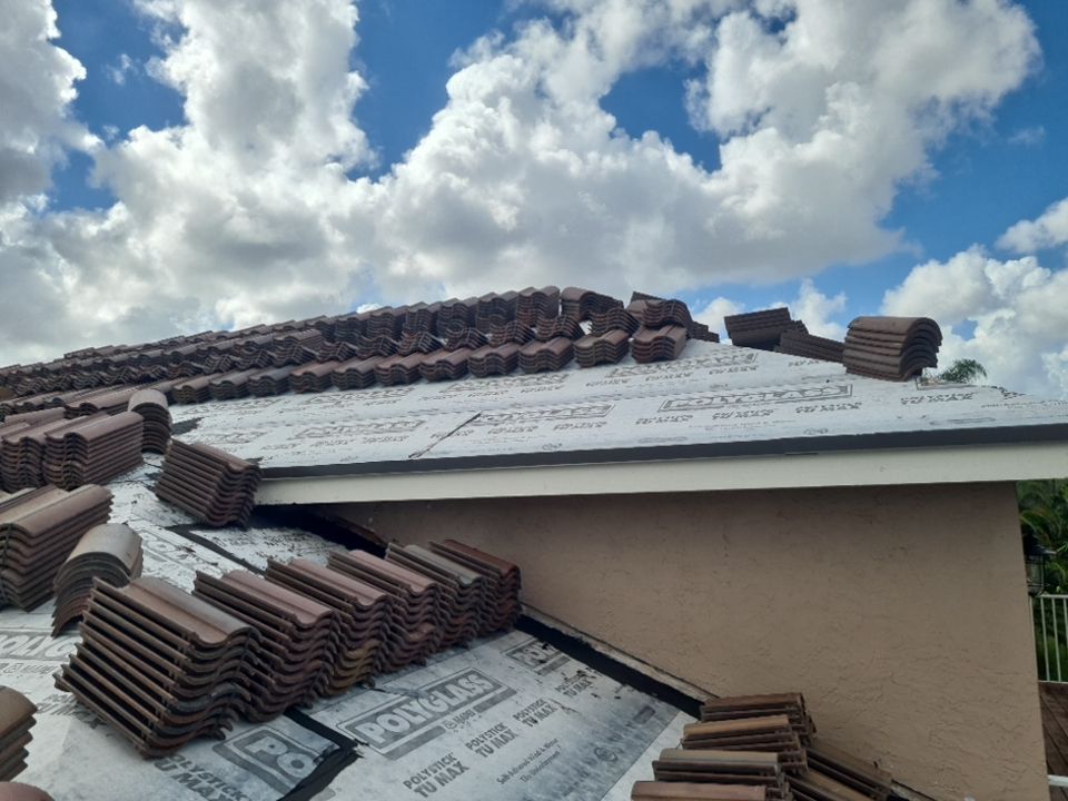 Residential Roofing Installation using Eagle Roofing Tile by BLUES BROTHERS ROOFING