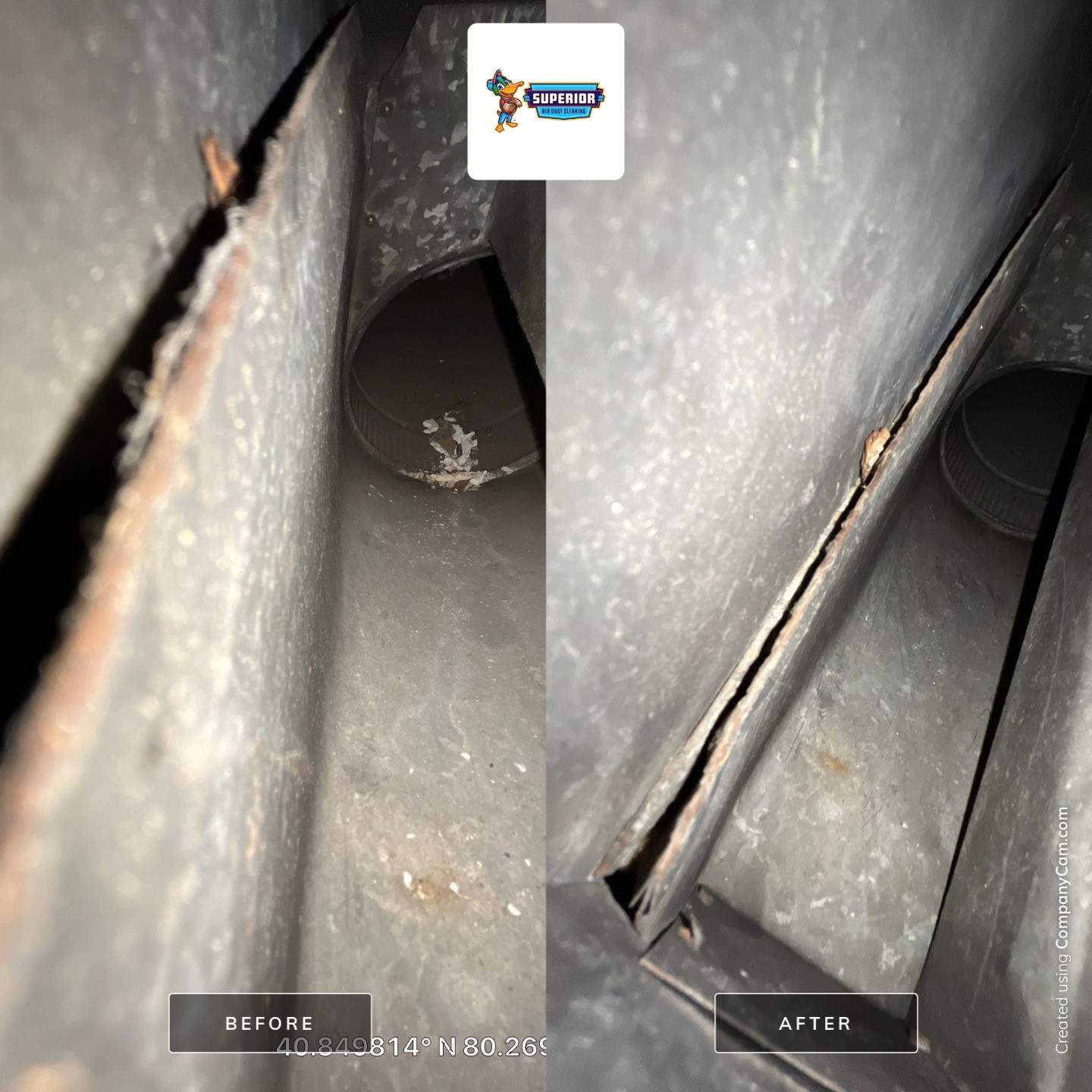 Air Duct Cleaning With a Vacuum Truck in Ellwood City, PA by Superior Air Duct Cleaning