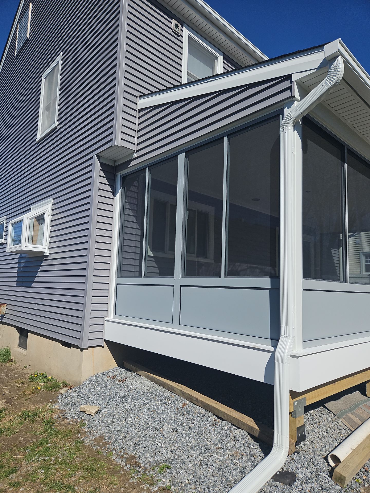 Summer Space Porch Enclosure by DiGiorgi Roofing and Siding Inc
