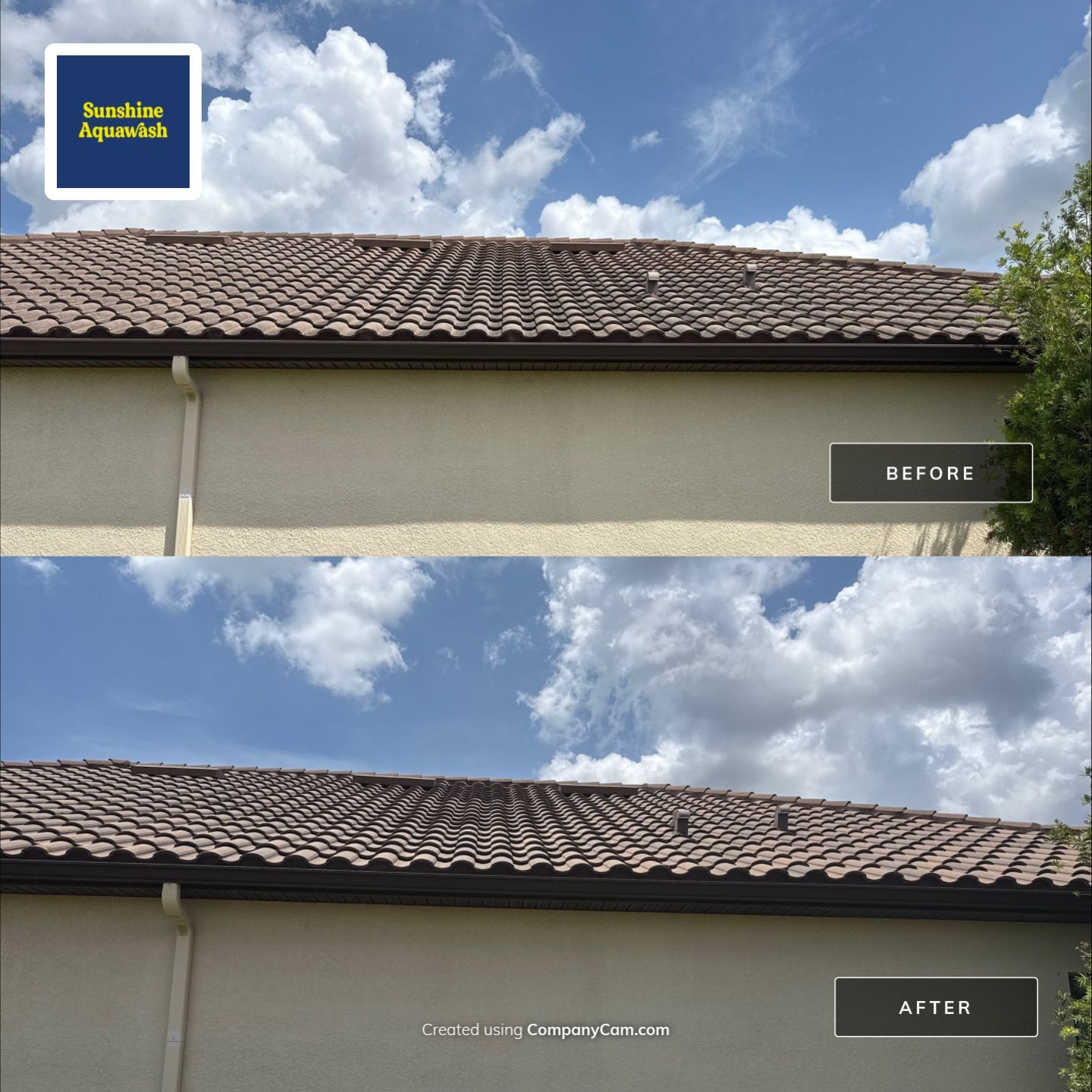 Concrete Tile Roof, Paver Driveway & Lanai Cleaning – Artisan Lakes Esplanade, Palmetto, FL by Sunshine AquaWash