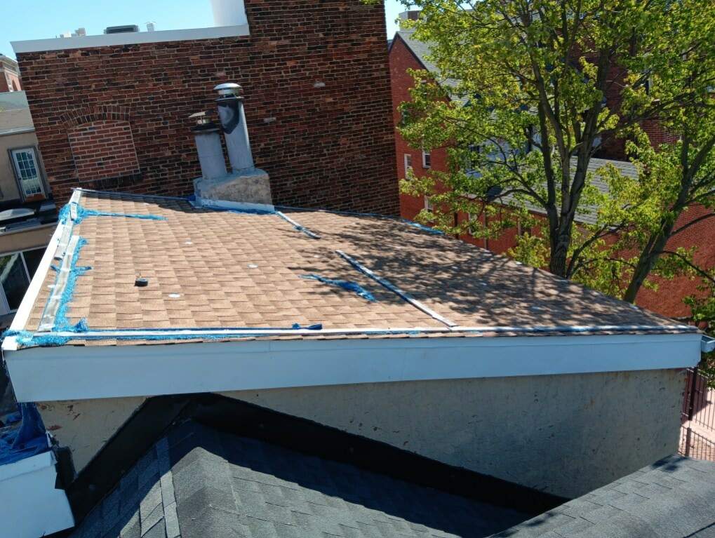 Residential Roofing Installation using Landmark Shingles by Alpha Design Services