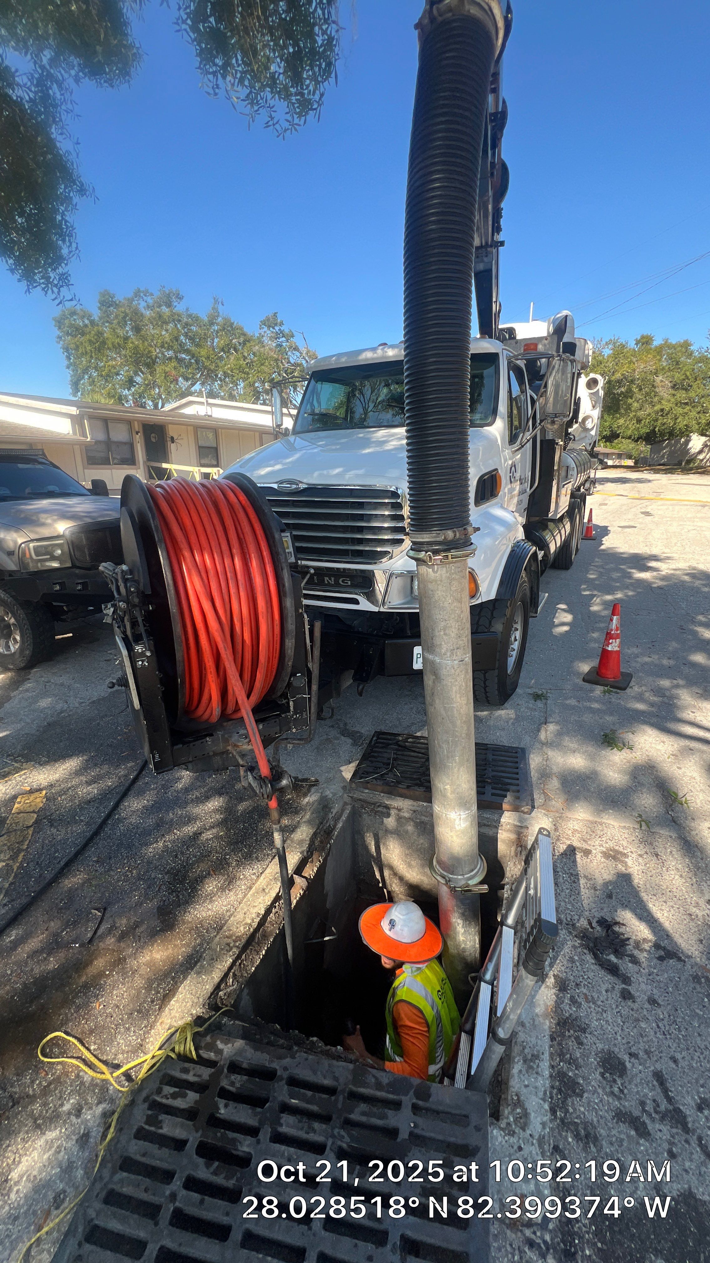 Apartment Complex Storm Water System Cleaning and Maintenance by APS Power & Water