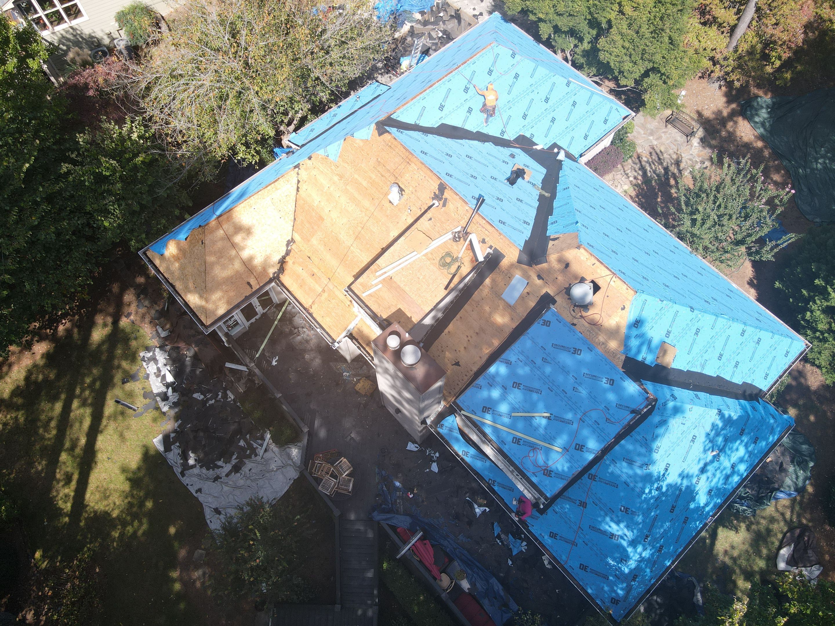 Residential Roofing Installation using Owens Corning by Inspector Roofing and Restoration