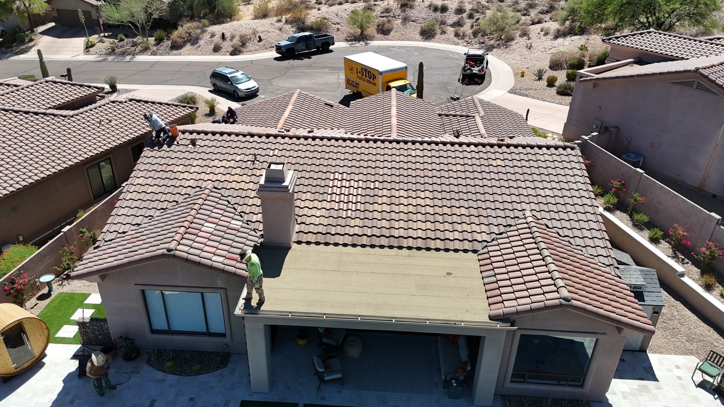 Project in Fountain Hills, AZ by Saint Roofing