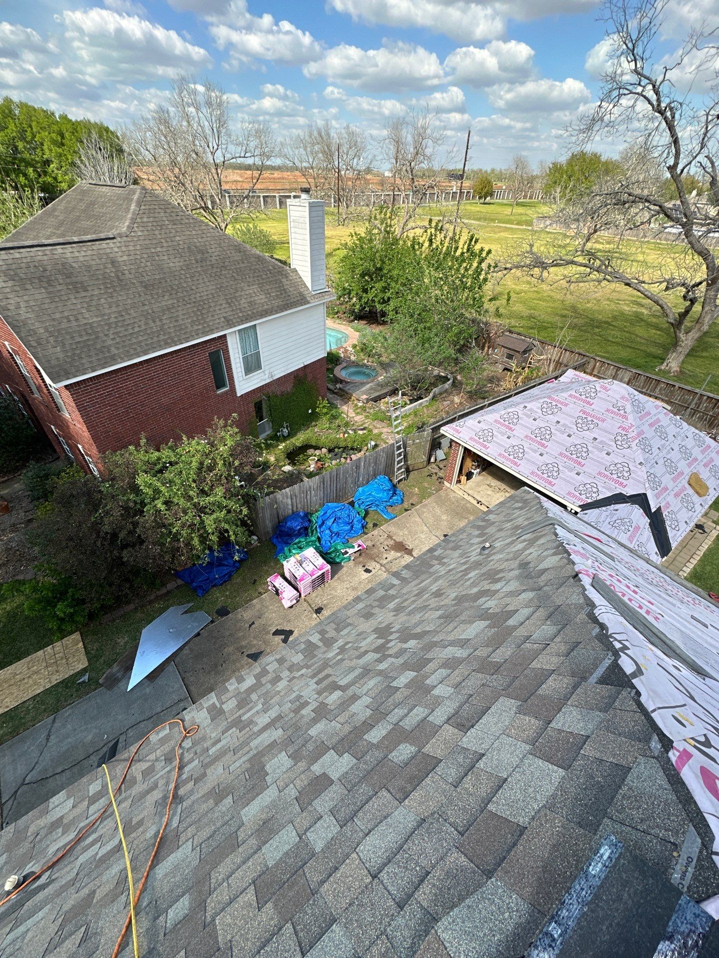 Project in Sugar Land by Motion Roofing