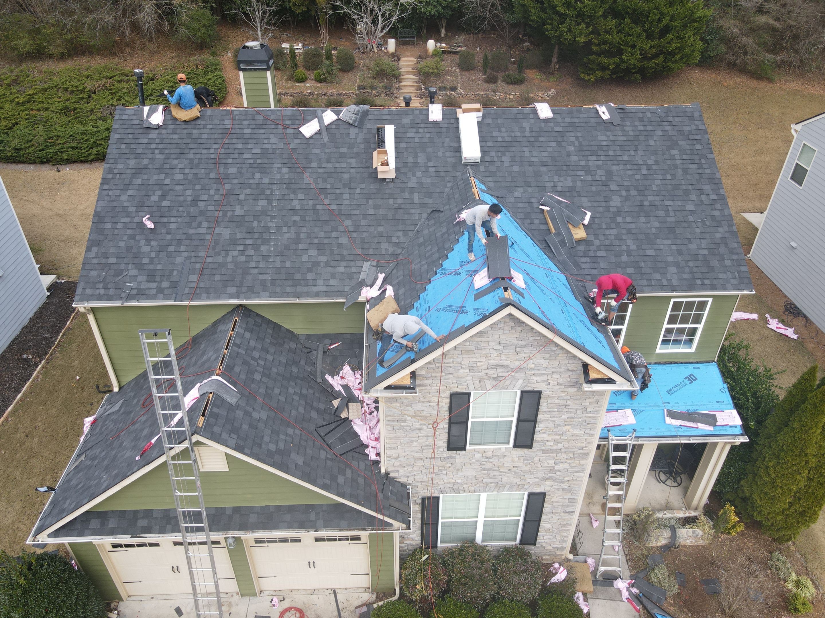 Residential Roofing Installation using Atlas  by Inspector Roofing and Restoration