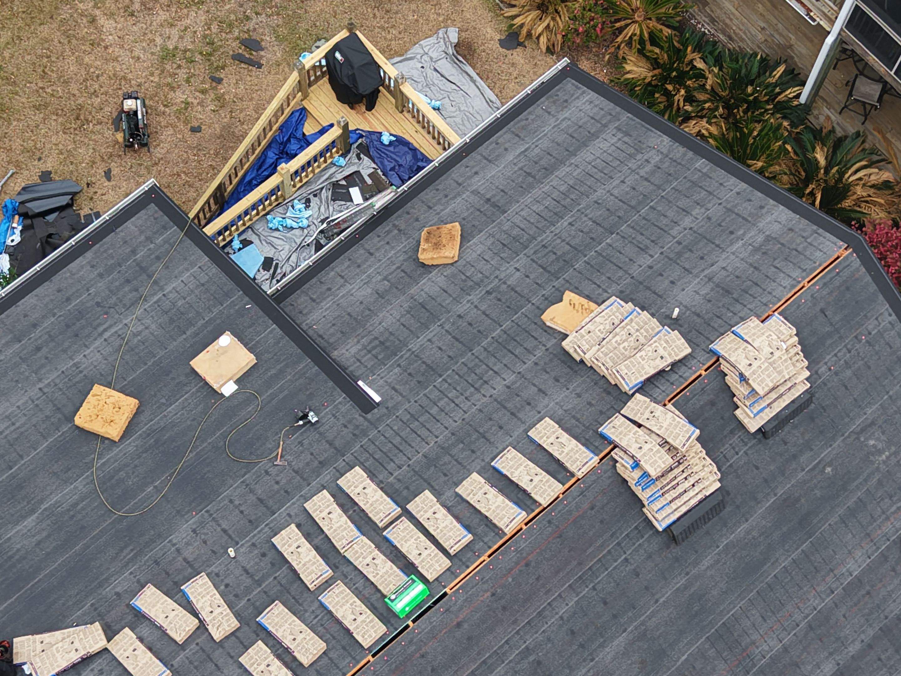 Fortified Roof Replacement in Oak Island by Roofing Contractors Wilmington using Landmark Pro Georgetown Gray by RGR Construction and Roofing, LLC