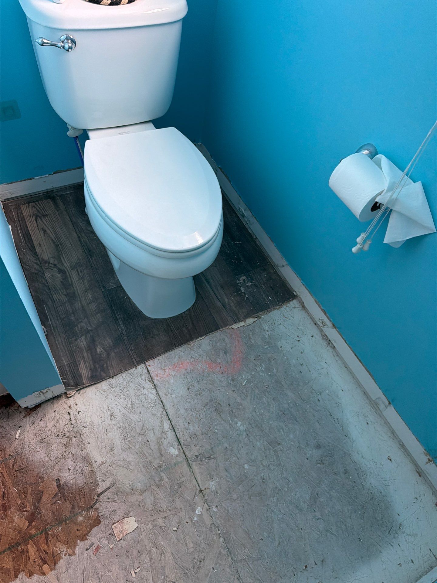 Bathroom Flooring & Ceiling Drywall Repairs by Laser Focused Solutions LLC