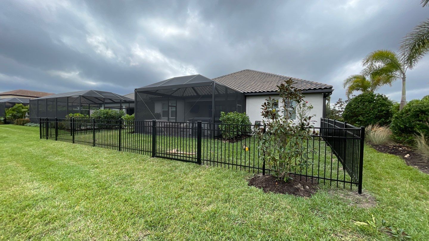 Aluminum Fence Installation using 3 Rail Aluminum Fence by Asap fence and gates, LLC