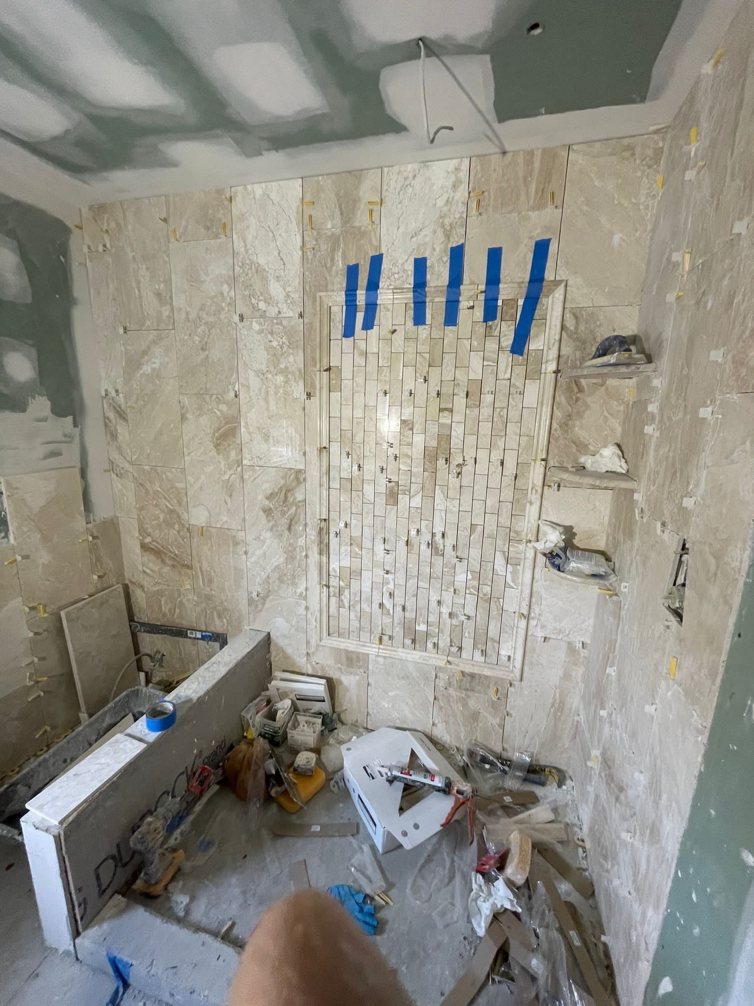 Bathroom Remodel using Tile by Home Concepts Construction