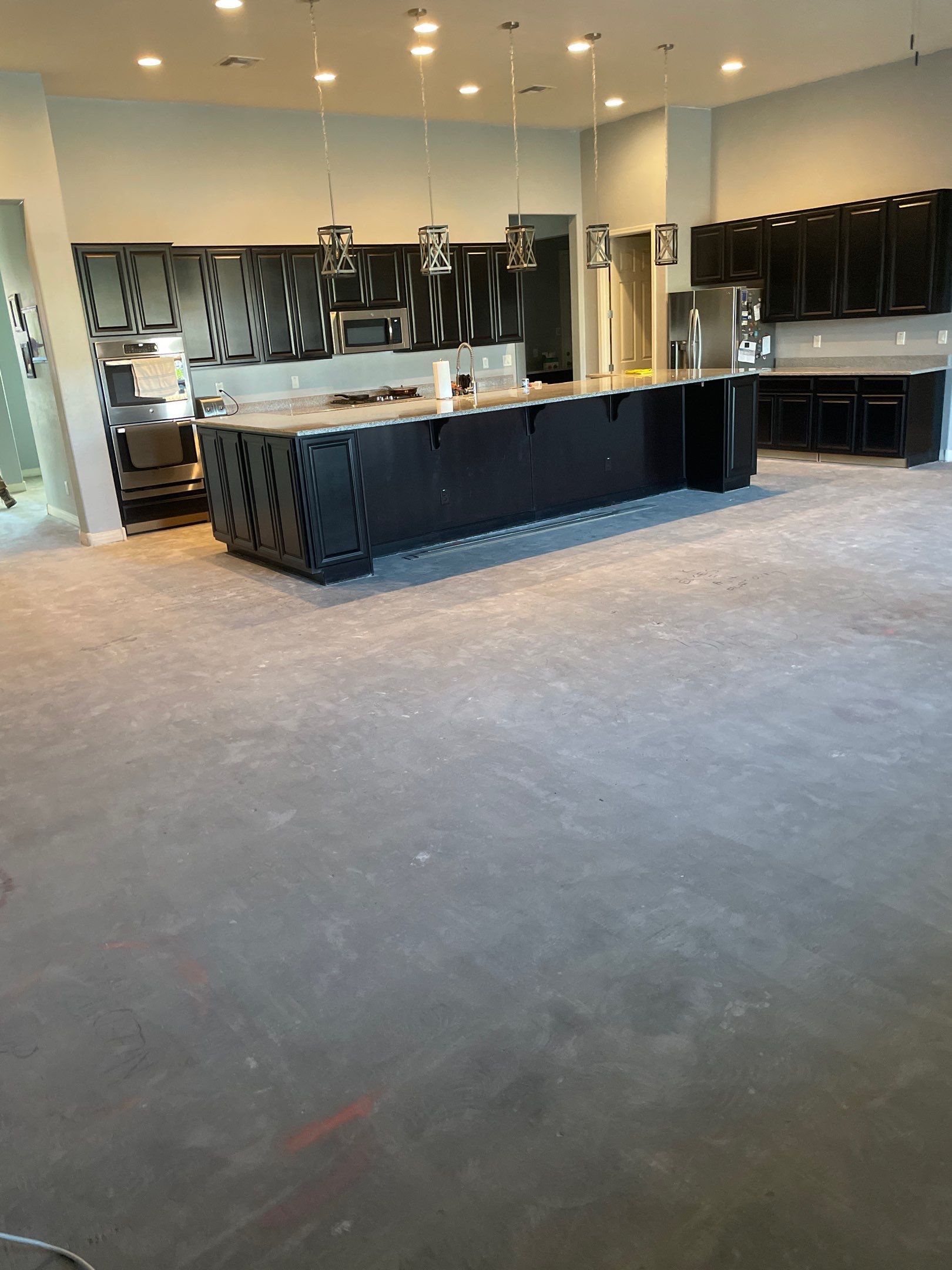 Wood Look Tile Floors and an Extra Large Shower  by Footprints Floors of Chandler 