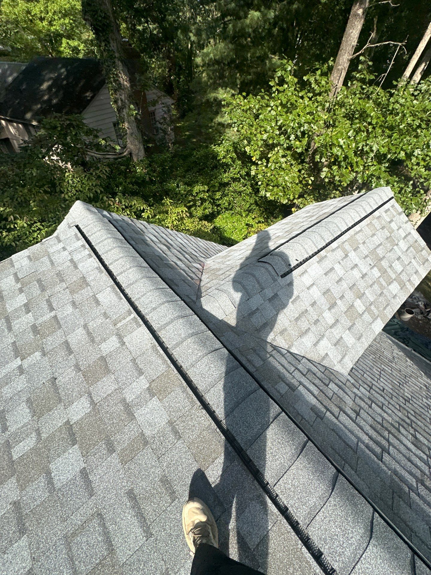 Architectural Shingle Roof Replacement as Part of an Addition by Cade Construction