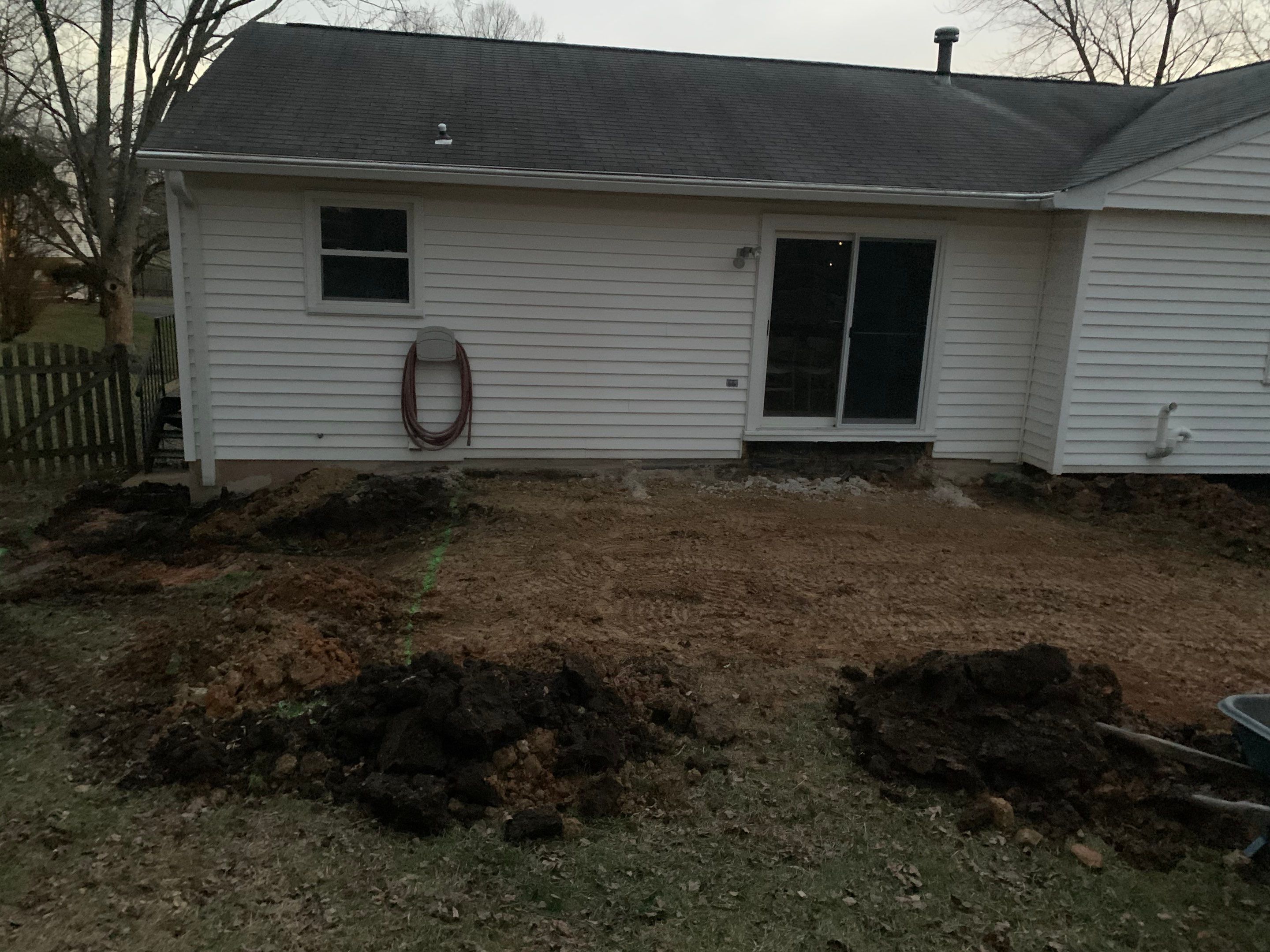 Backyard Transformation using Techo-Bloc Pavers by The Smet Companies, LLC