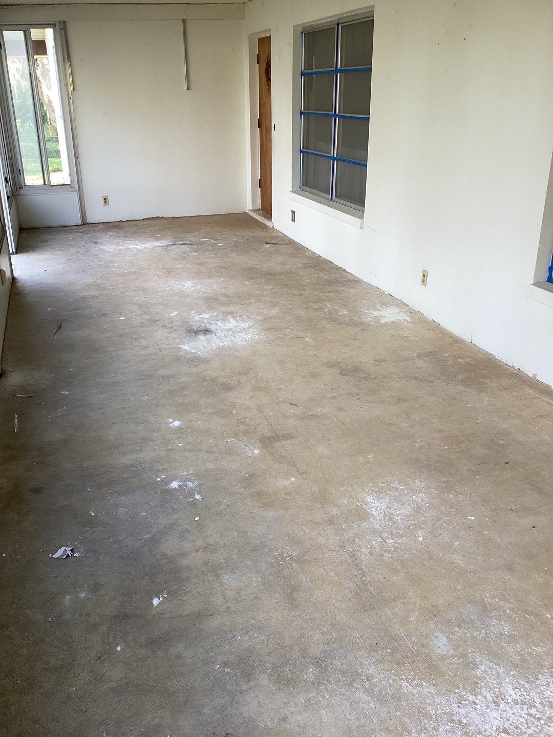 Patio using Pebble Beach by Amvet concrete coatings llc