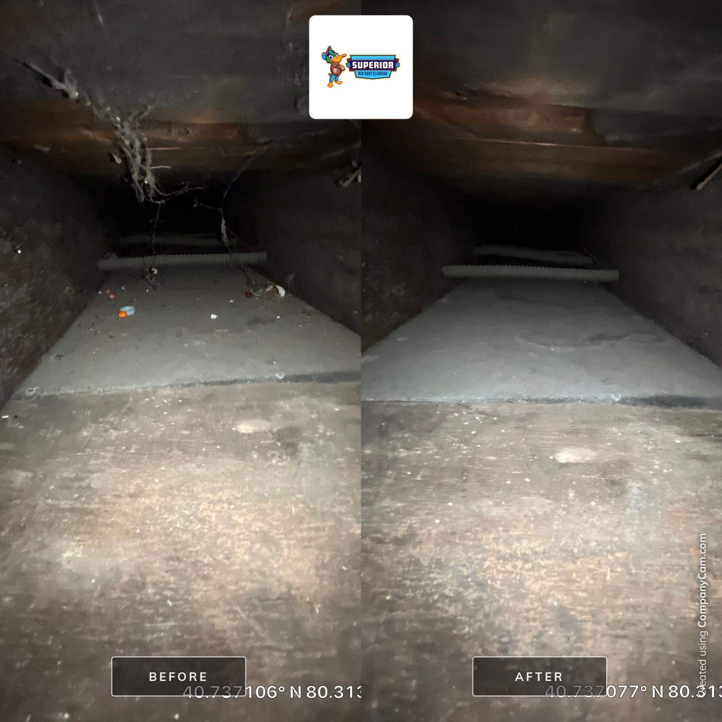 Air Duct Cleaning With a Vacuum Truck in New Brighton, PA by Superior Air Duct Cleaning