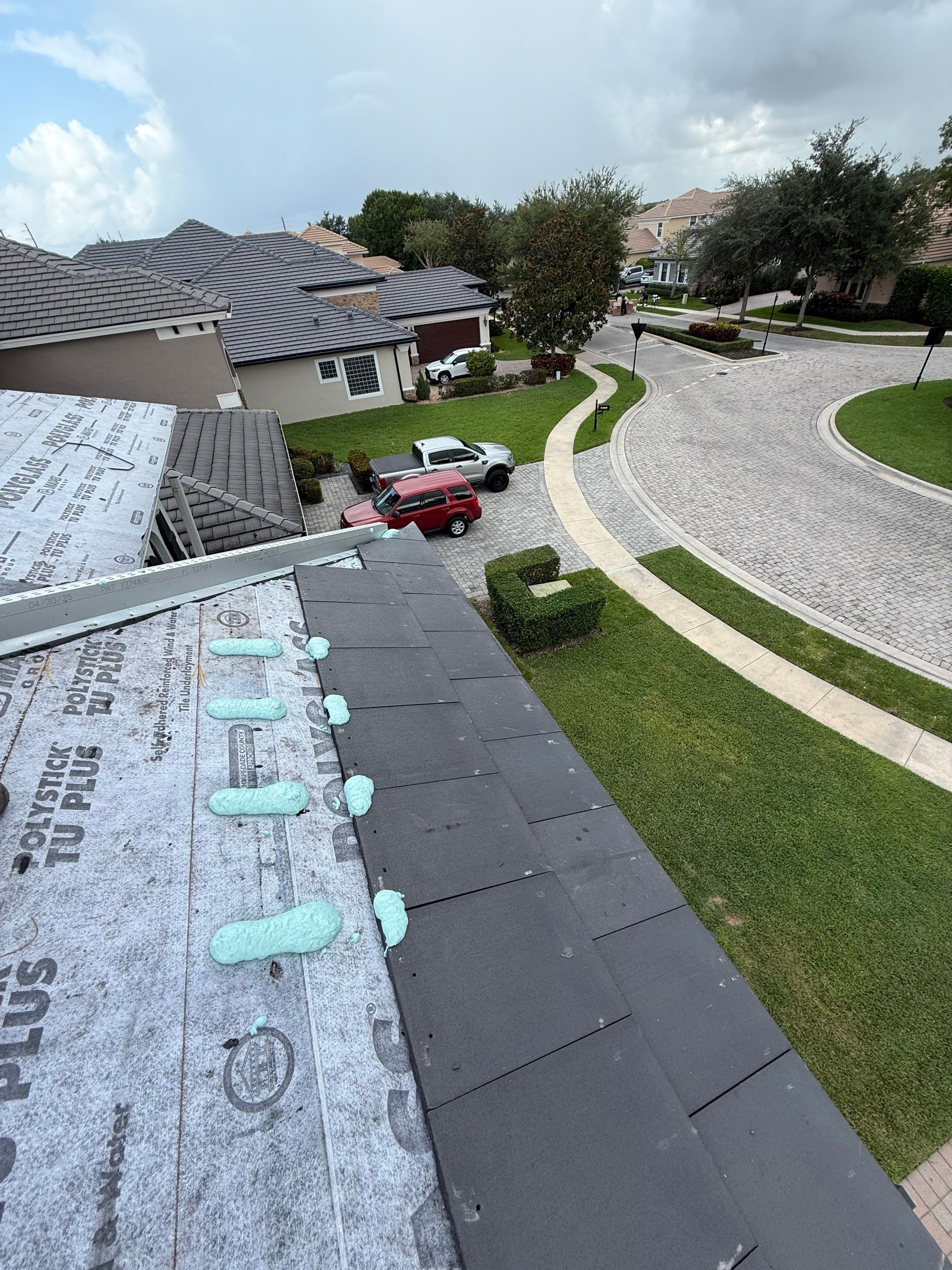 Residential Roofing Installation using Westlake Roofing Tile by BLUES BROTHERS ROOFING