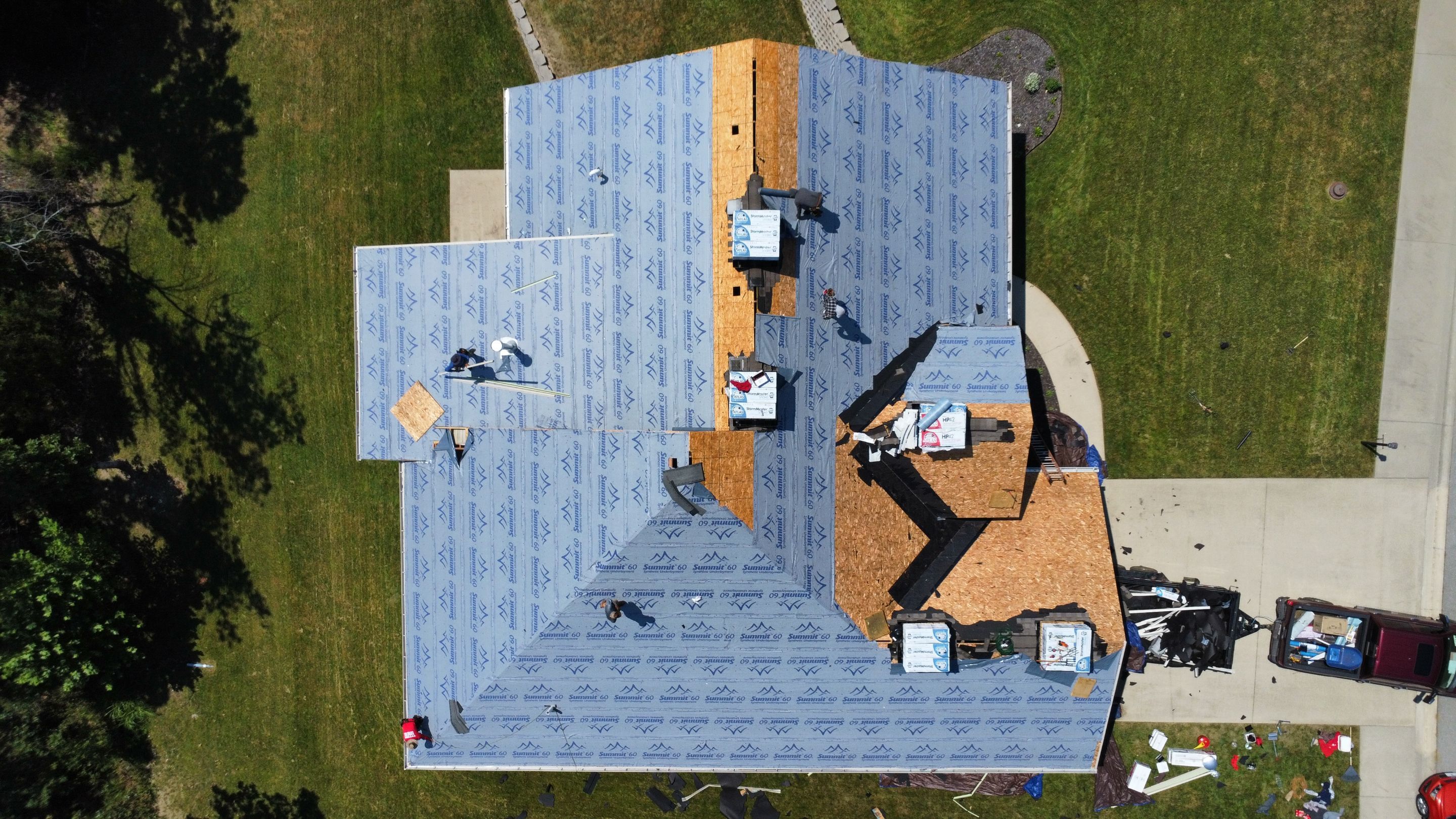 Residential Roofing Install - Atlas StormMaster Shake - Color Chestnut by Titan Commercial & Residential Roofing