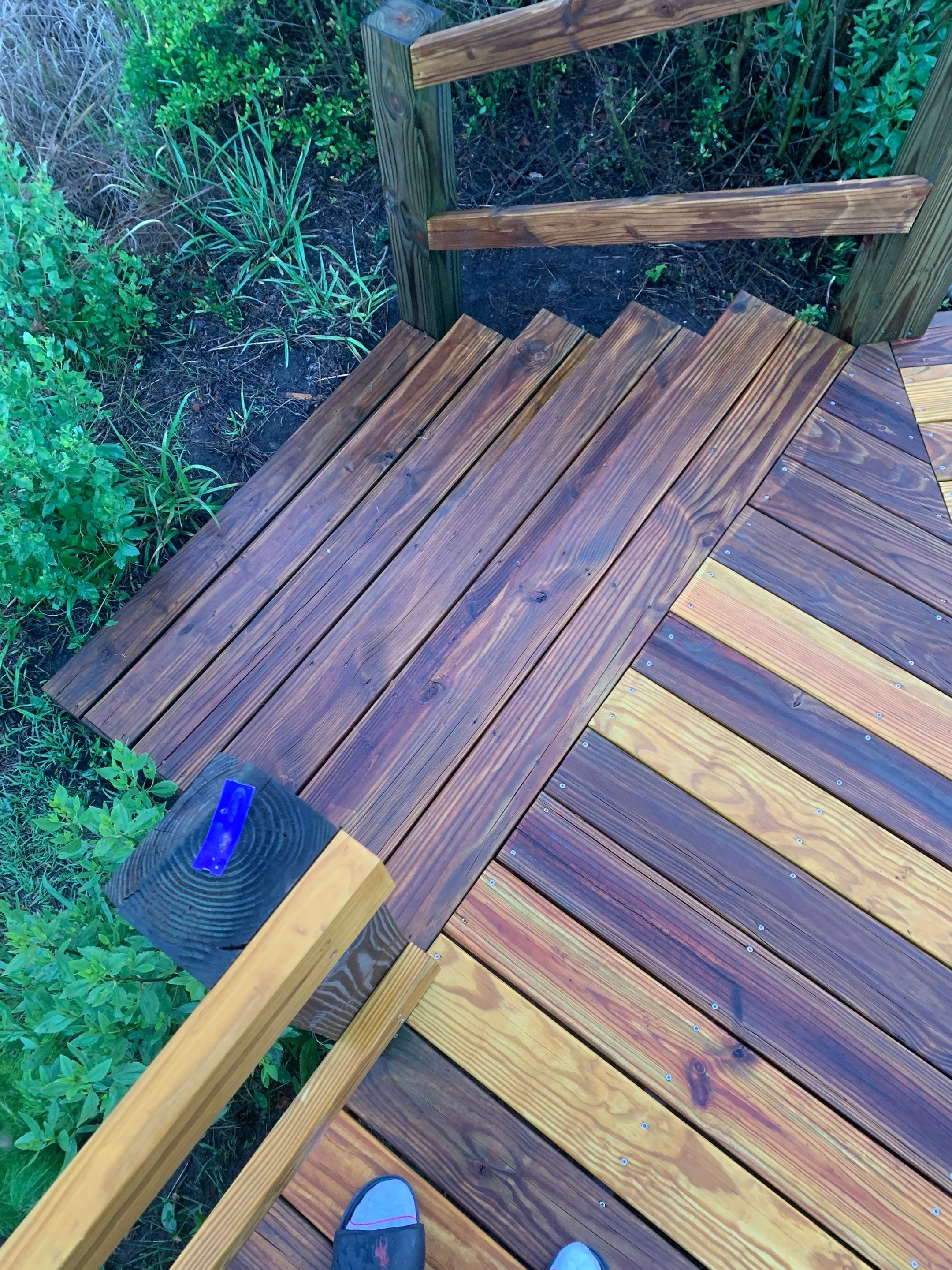Dock, decks and carport using wood and concrete sealer by DuraSeal
