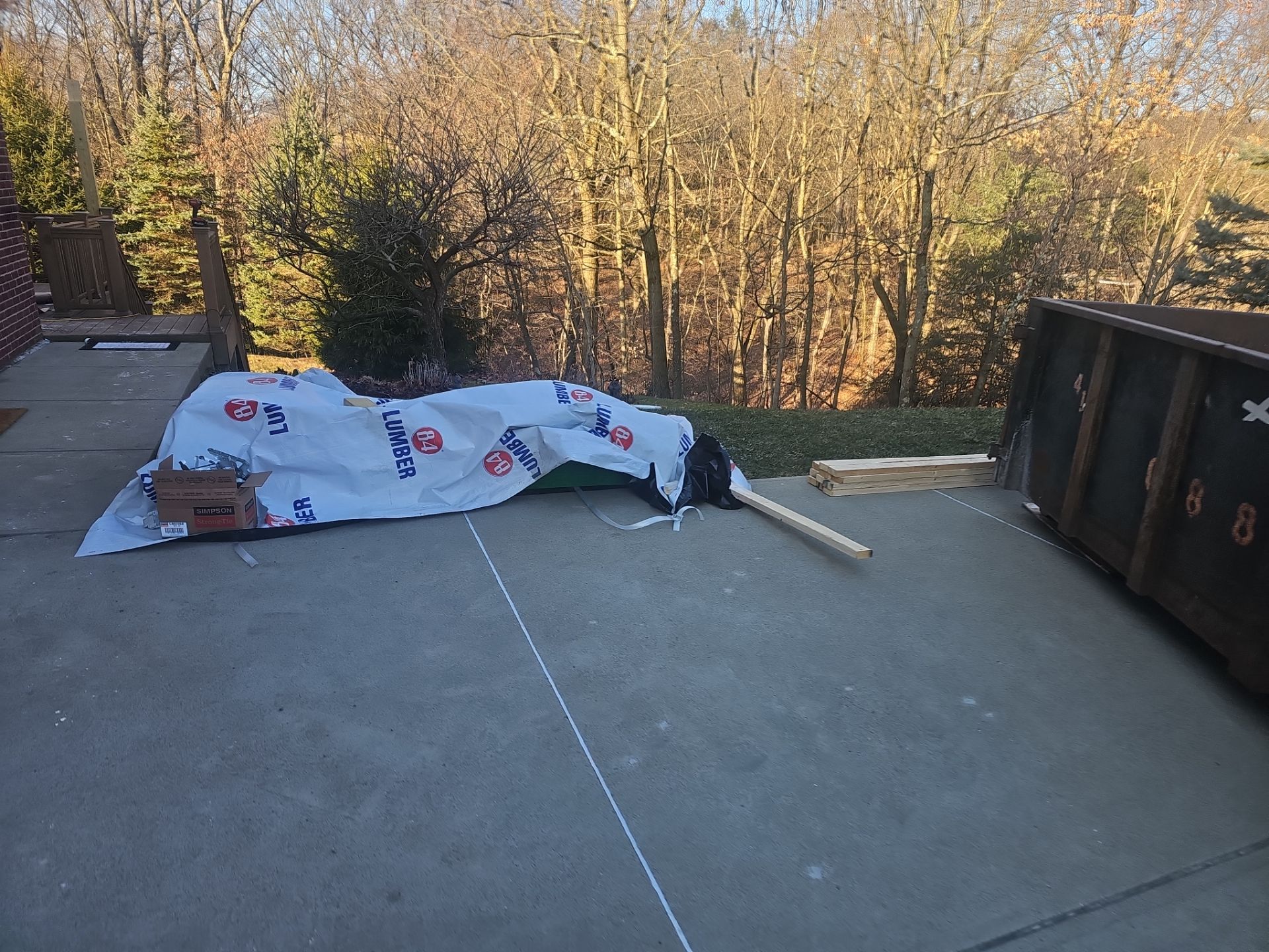 Hip Roof Build by Cousins Roofing Siding & Decks
