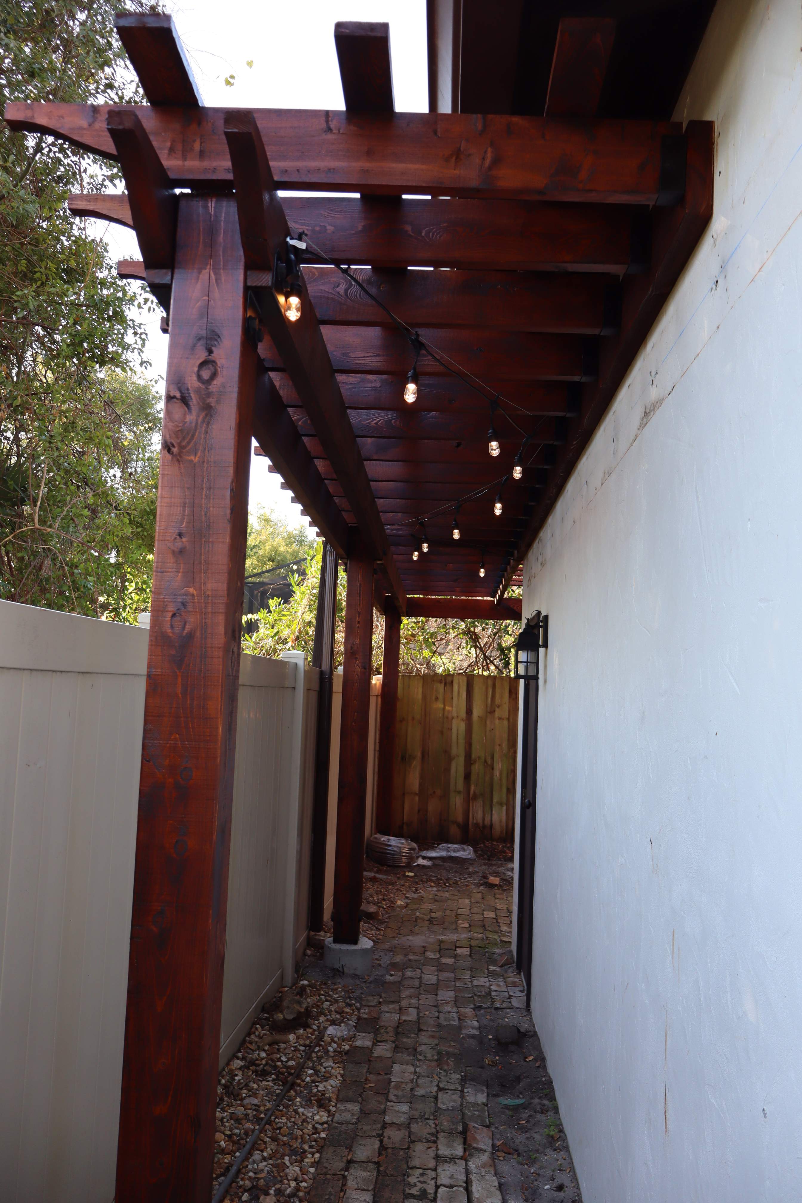 Attach Cypress pergola by Orlando pergolas