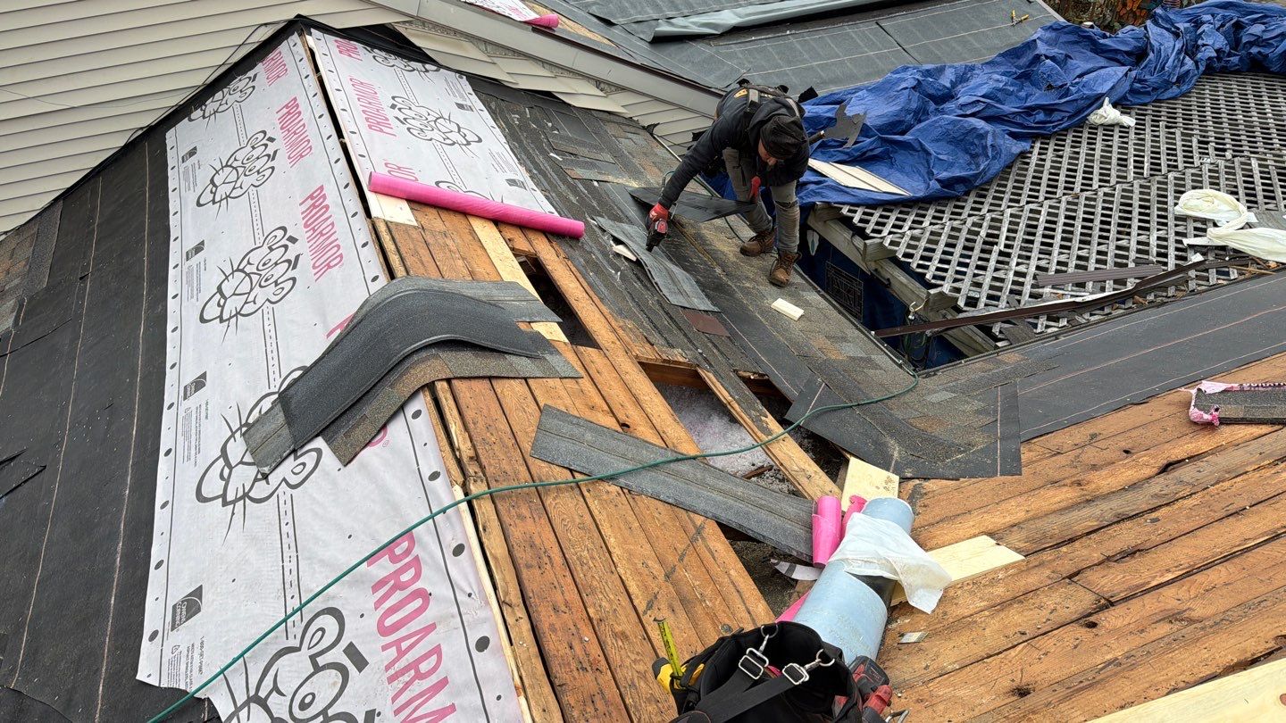Roof Replacement using Owens Corning Aged Copper by 180 Contractors