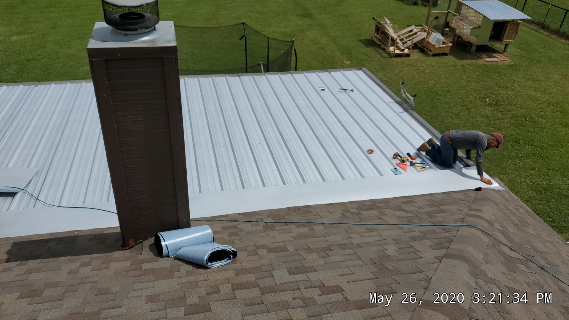 Residential Roofing Installation using ATLAS Pinnacle Pristine Shingles by Harvey Roofing & Construction