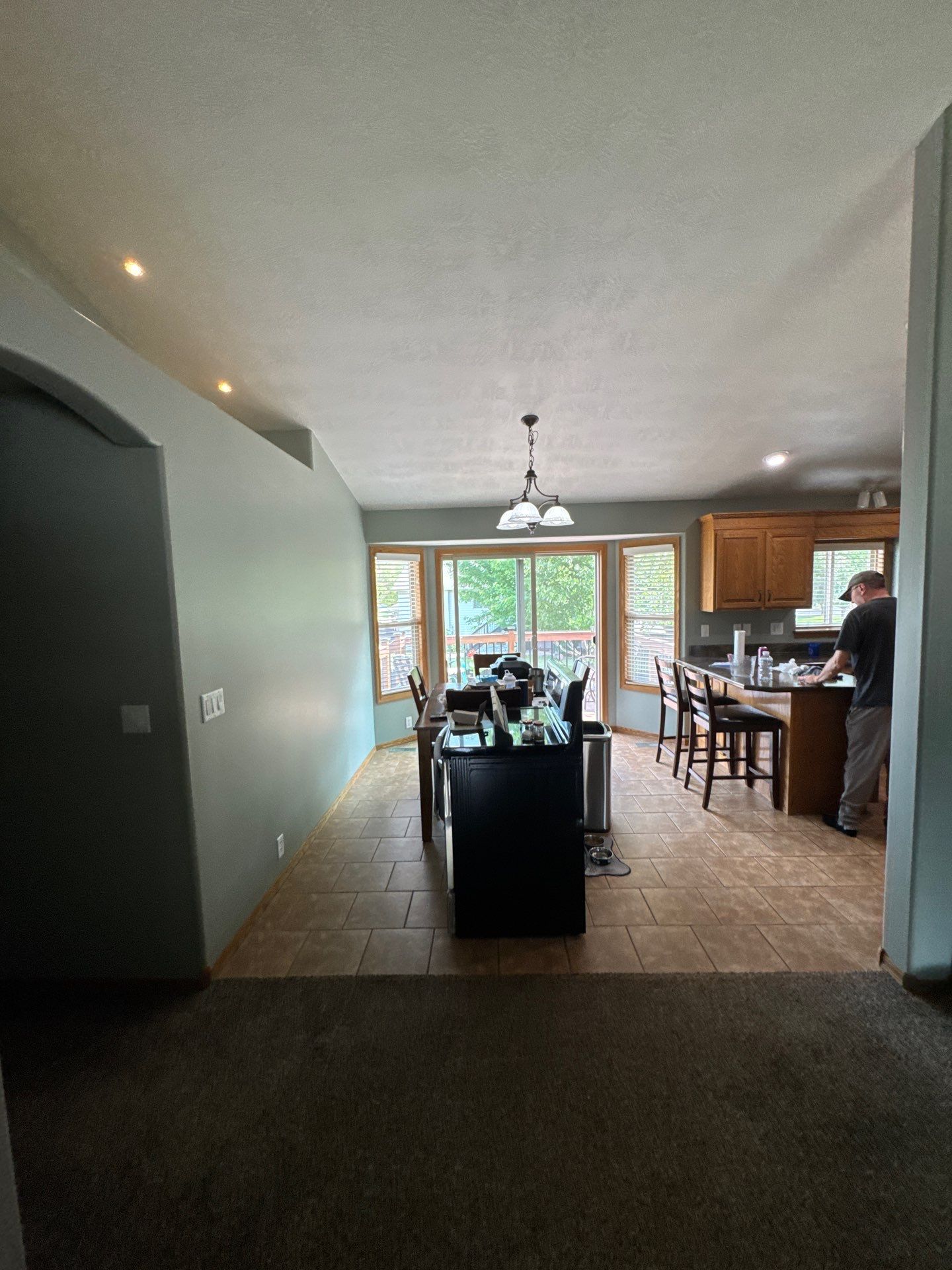 Interior Painting Update for a Multi-Level Sioux Falls Home by Select Painting, Coatings & Garage Cabinets