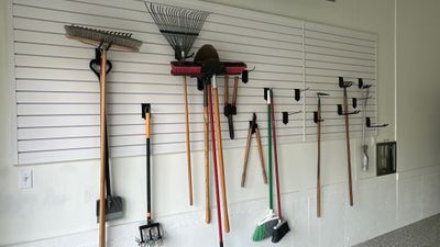 Steve L. went with brite white slotwall in his garage