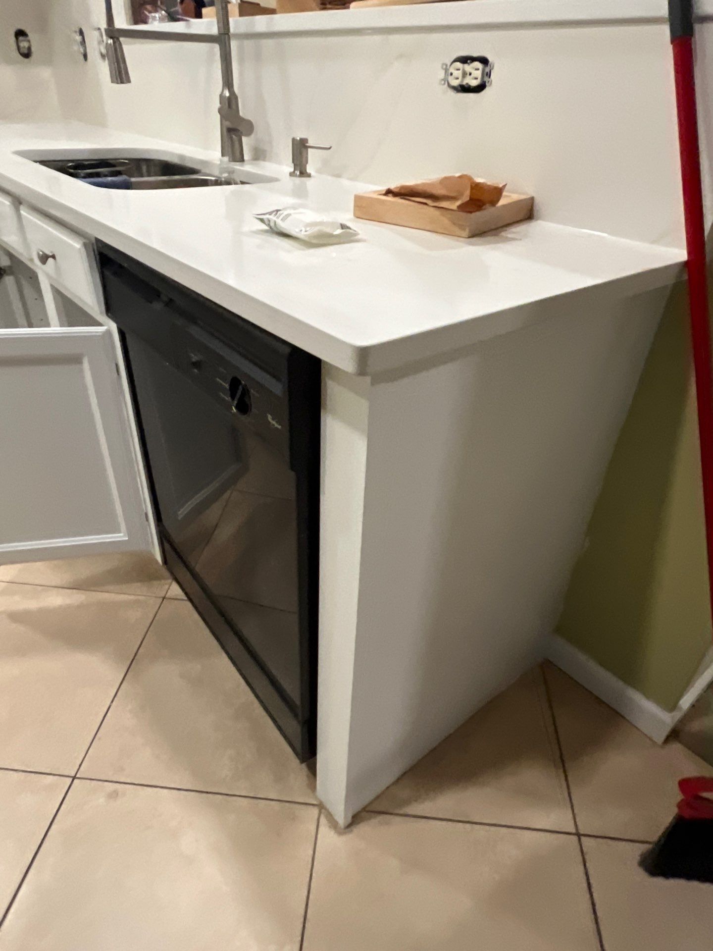 Cabinet Painting - wood to white by Five Star Painting