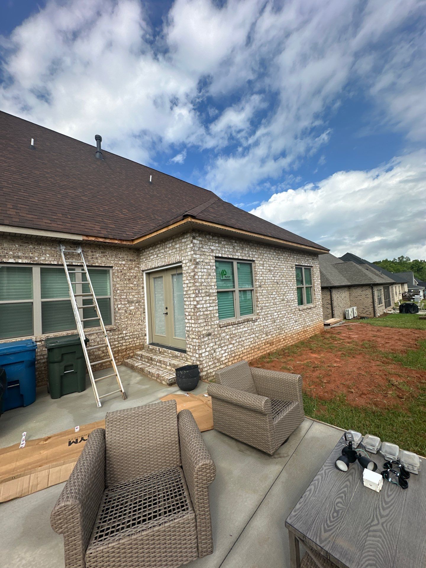 6" Seamless Gutters in Dark Bronze by Peak 2 Peak Services LLC