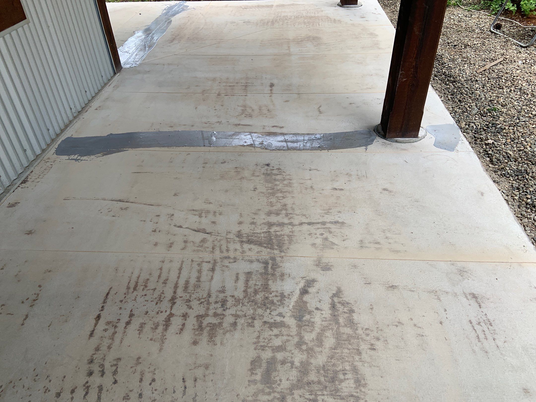Patio Transformation using Mt Everest by Croc Coatings, LLC