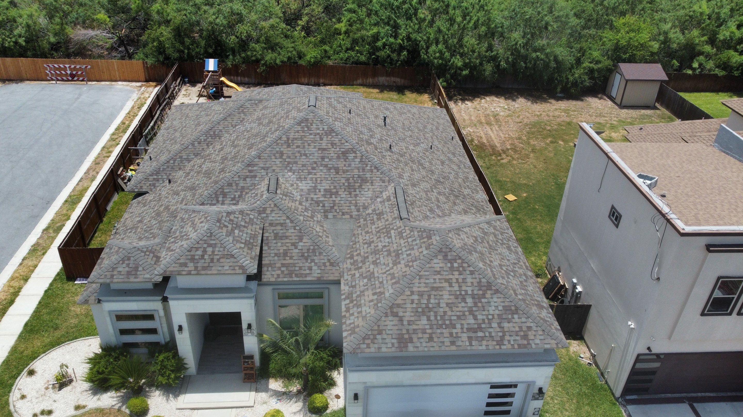McCallen Roof Project by Bison Roofing  