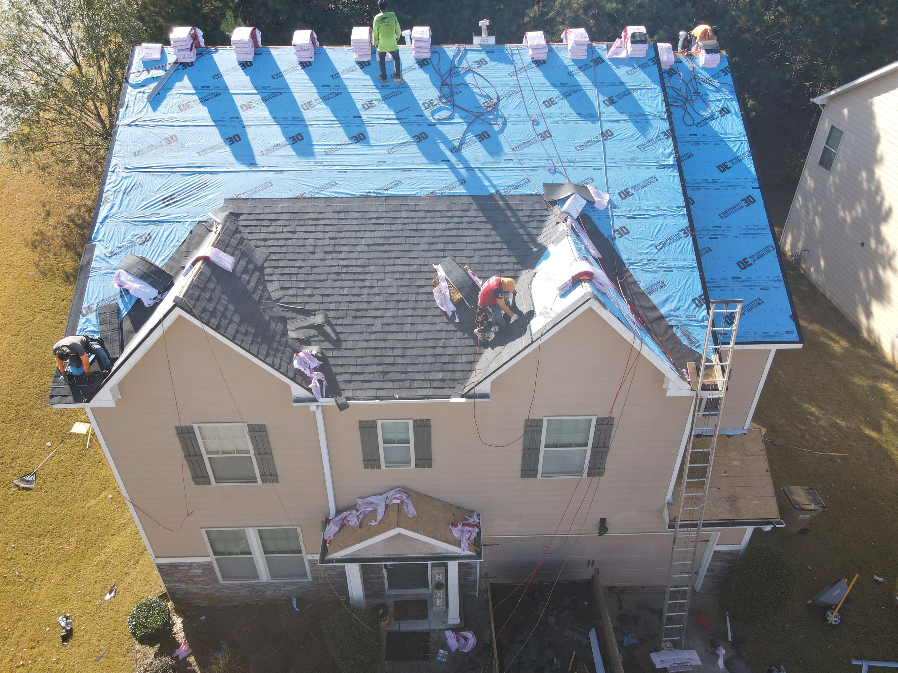 Residential Roofing Installation using Owens Corning by Inspector Roofing and Restoration