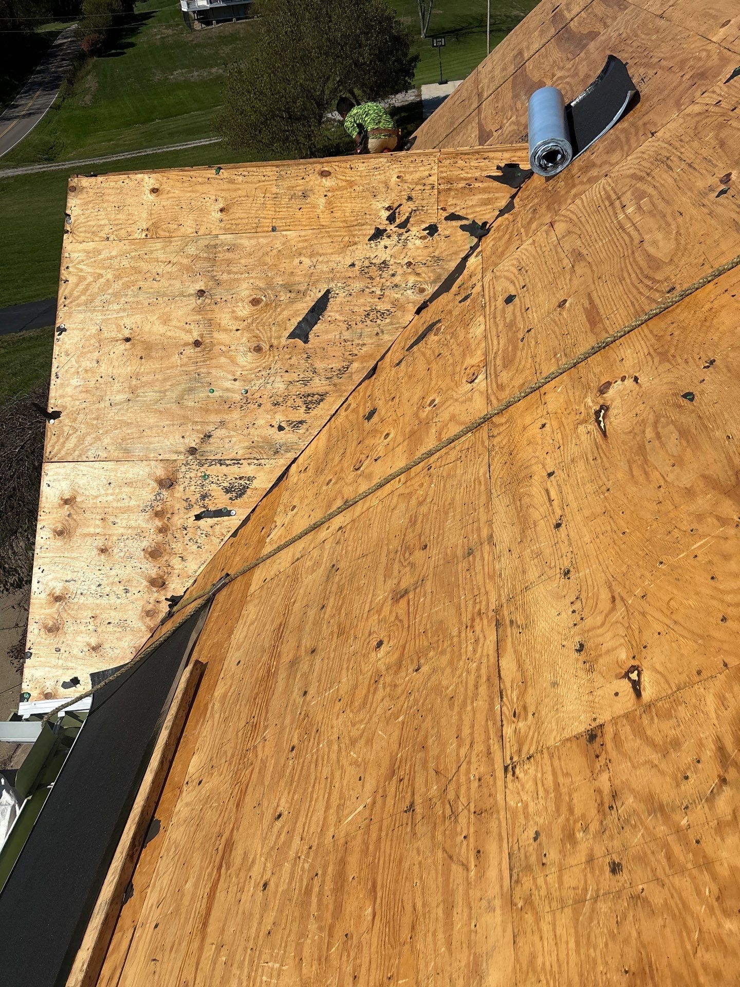 Residential Roofing Installation using GAF Timberline HDZ Oyster Grey by Rainstoppers Roofing