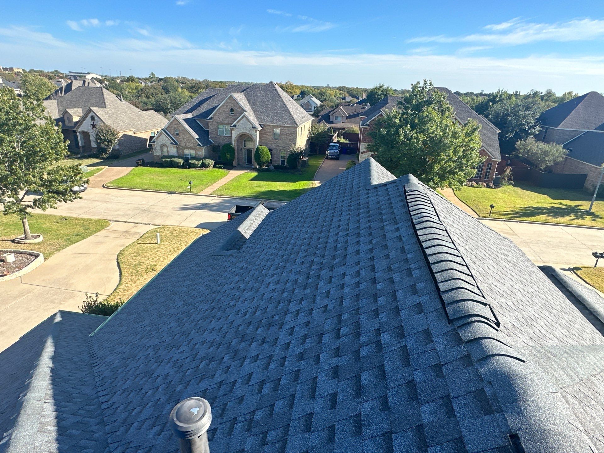 Full Roof Replacement in Mansfield Texas - GAF MasterElite Golden Pledge 25 year Warranty by First United Roofing & Construction