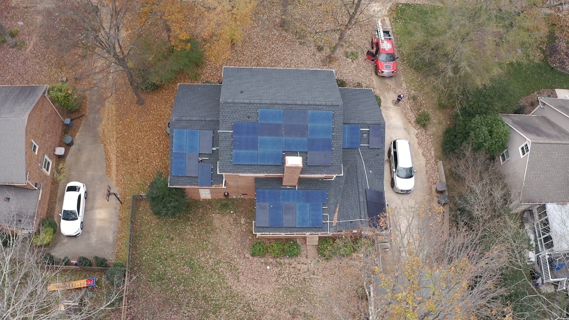 New Roof with Solar Panels by Just In Time Roofing and Restoration