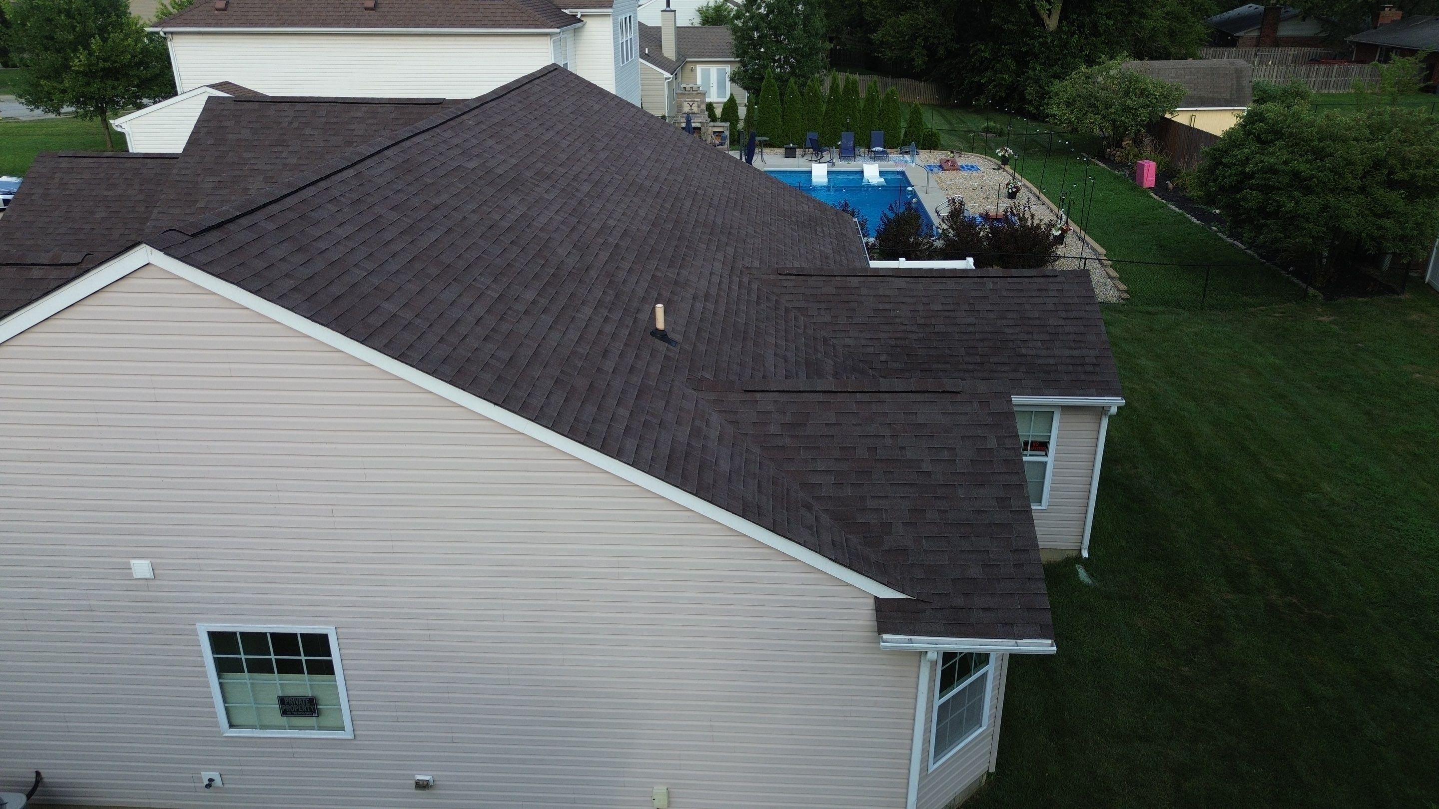 Project in Greenwood by Moss Roofing