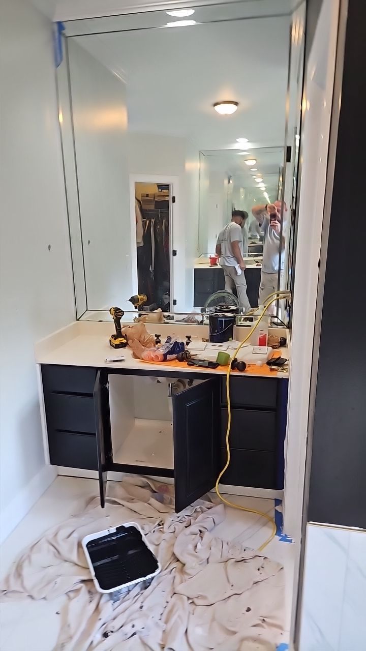 Woods Trace - Bathroom Remodel  by Pillar and Pine