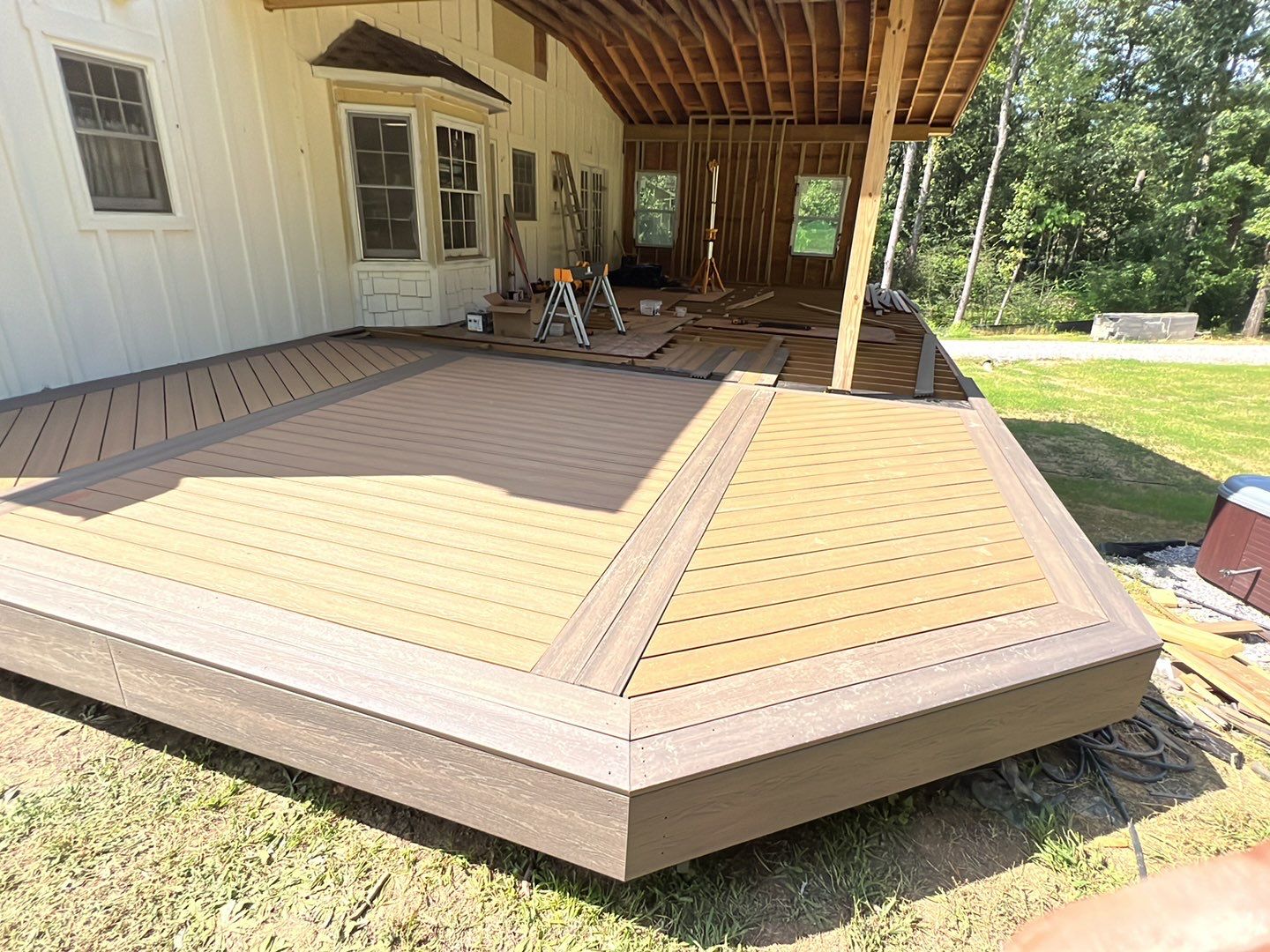 Composite Porch by Pillar and Pine