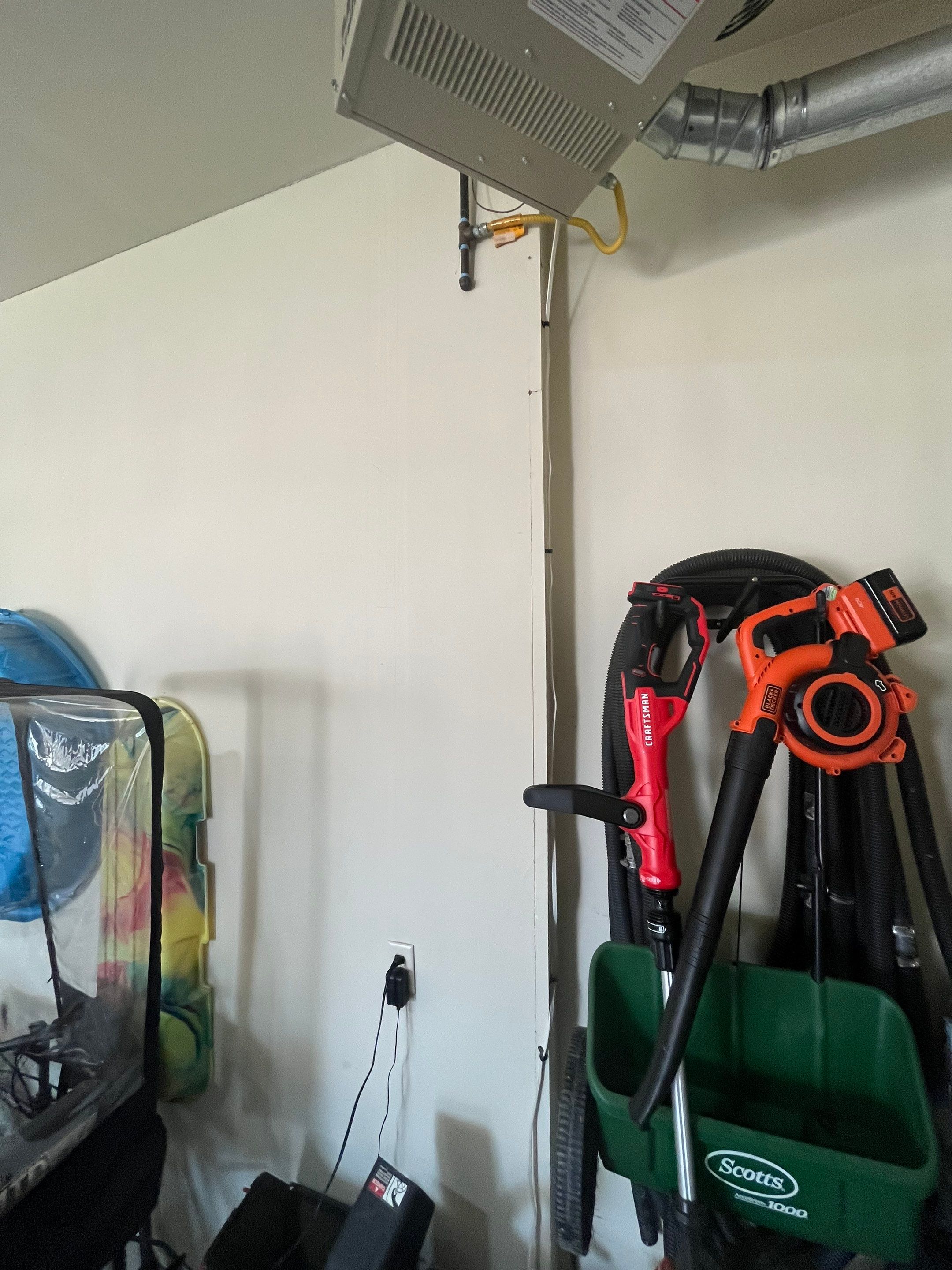 Residential Garage Interior Painting and Drywall Repair in Tea by Select Painting, Coatings & Garage Cabinets
