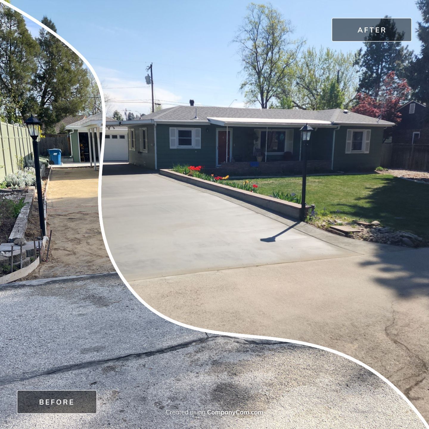 Gorgeous New Driveway from Scratch! by Mr. Mudd Concrete