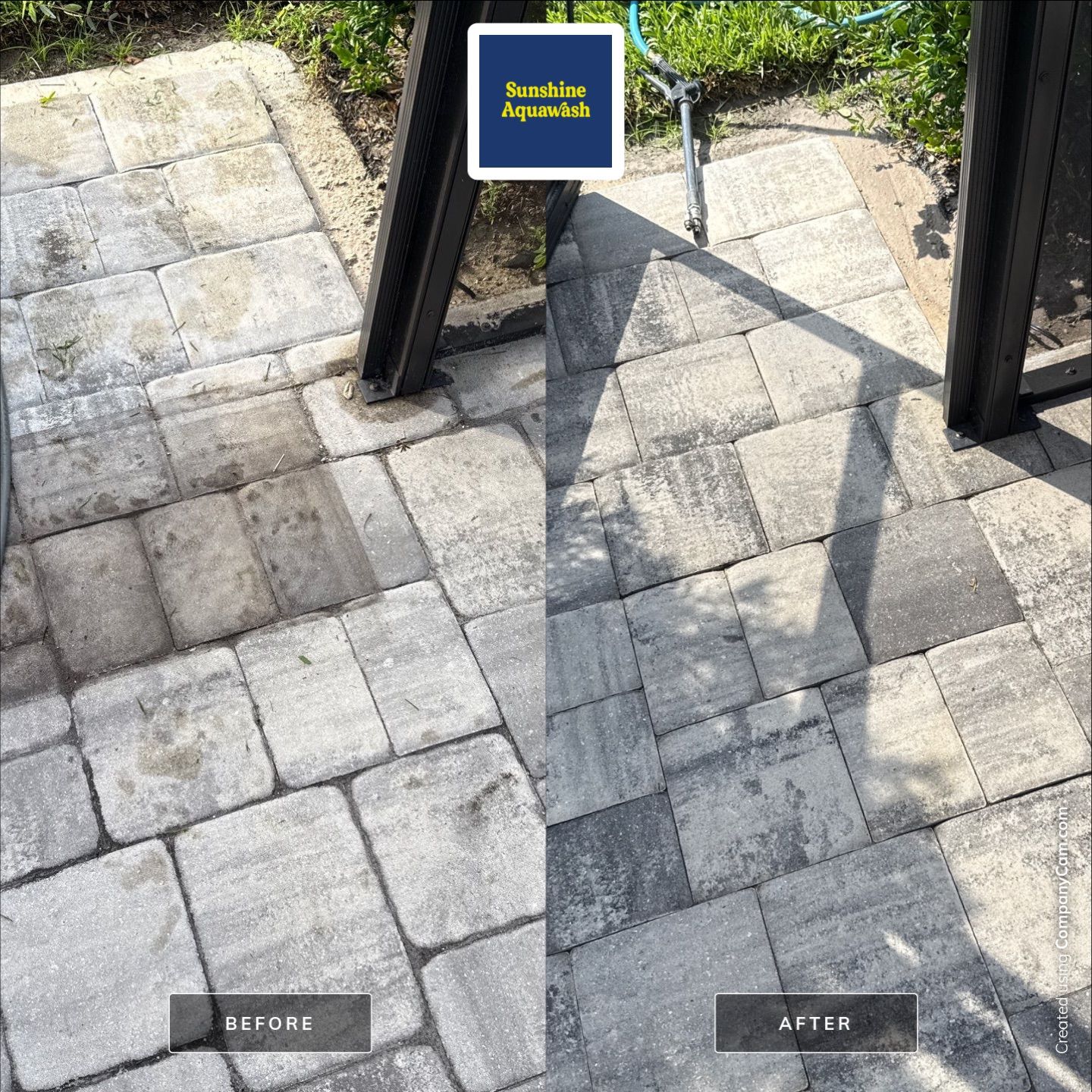 Paver Pool Deck & Screen Enclosure Cleaning – North River Ranch, Parrish, FL by Sunshine AquaWash